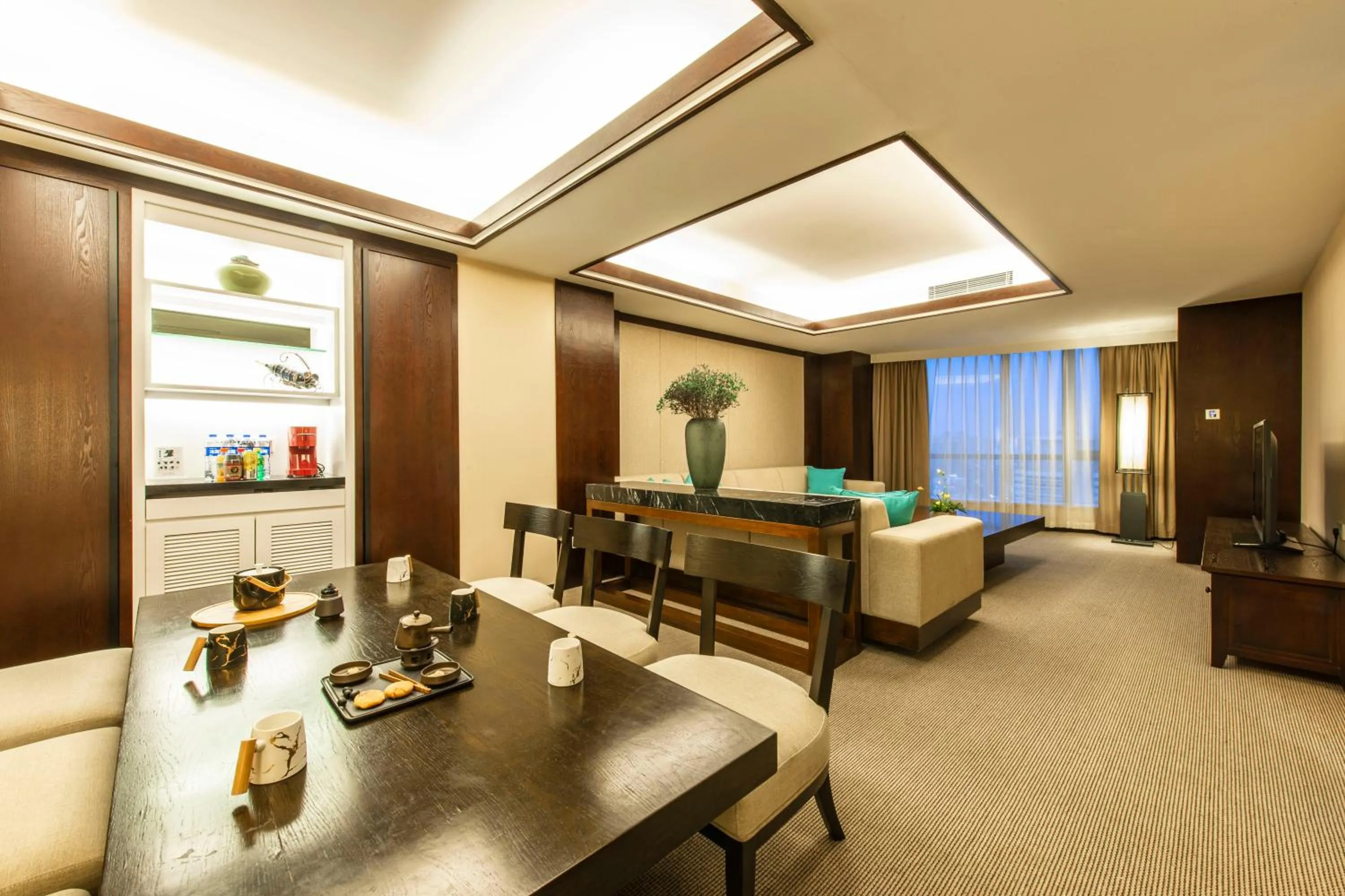 Living room in SSAW Boutique Hotel Hefei Intime Centre