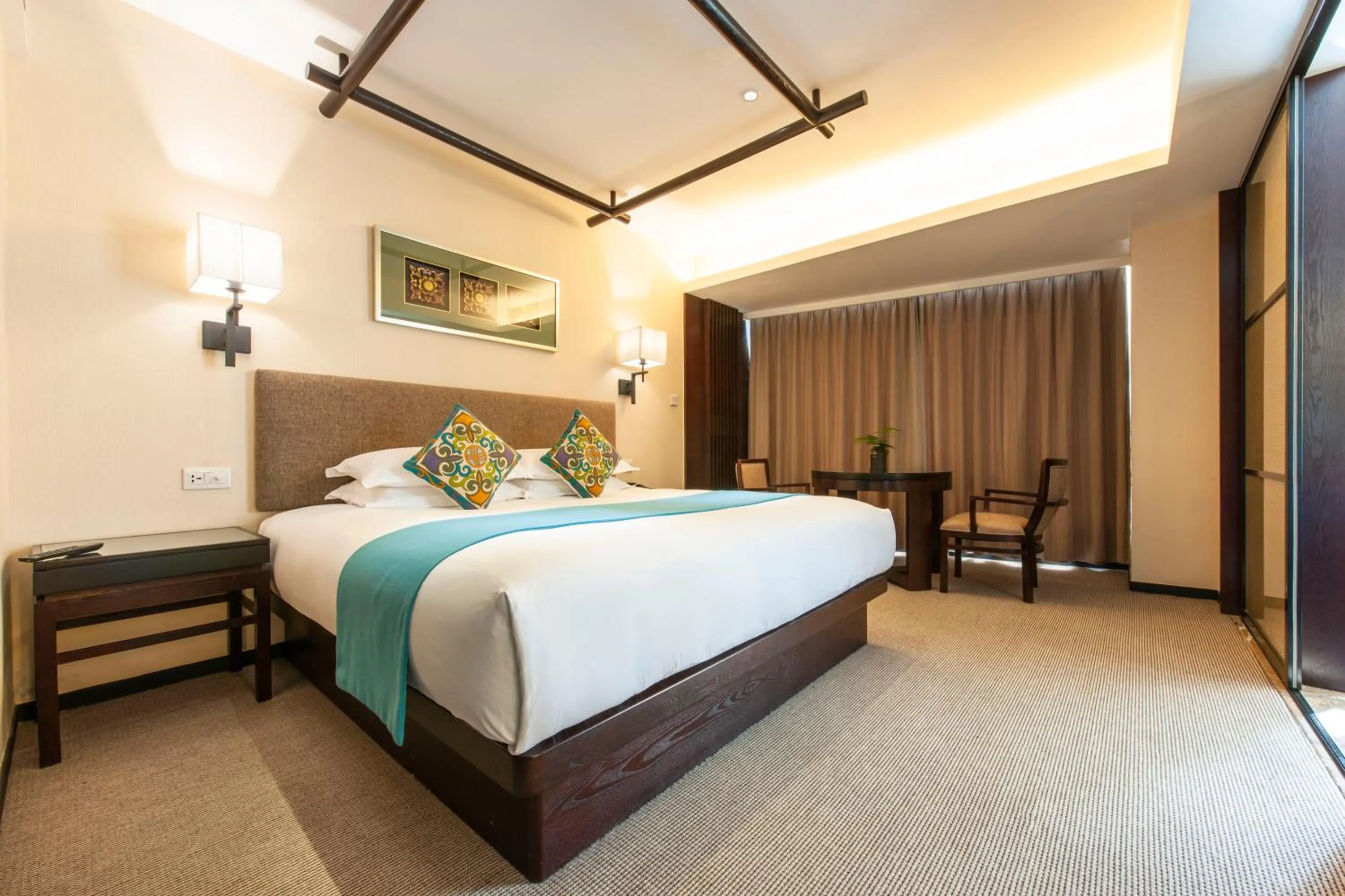 Bedroom, Bed in SSAW Boutique Hotel Hefei Intime Centre