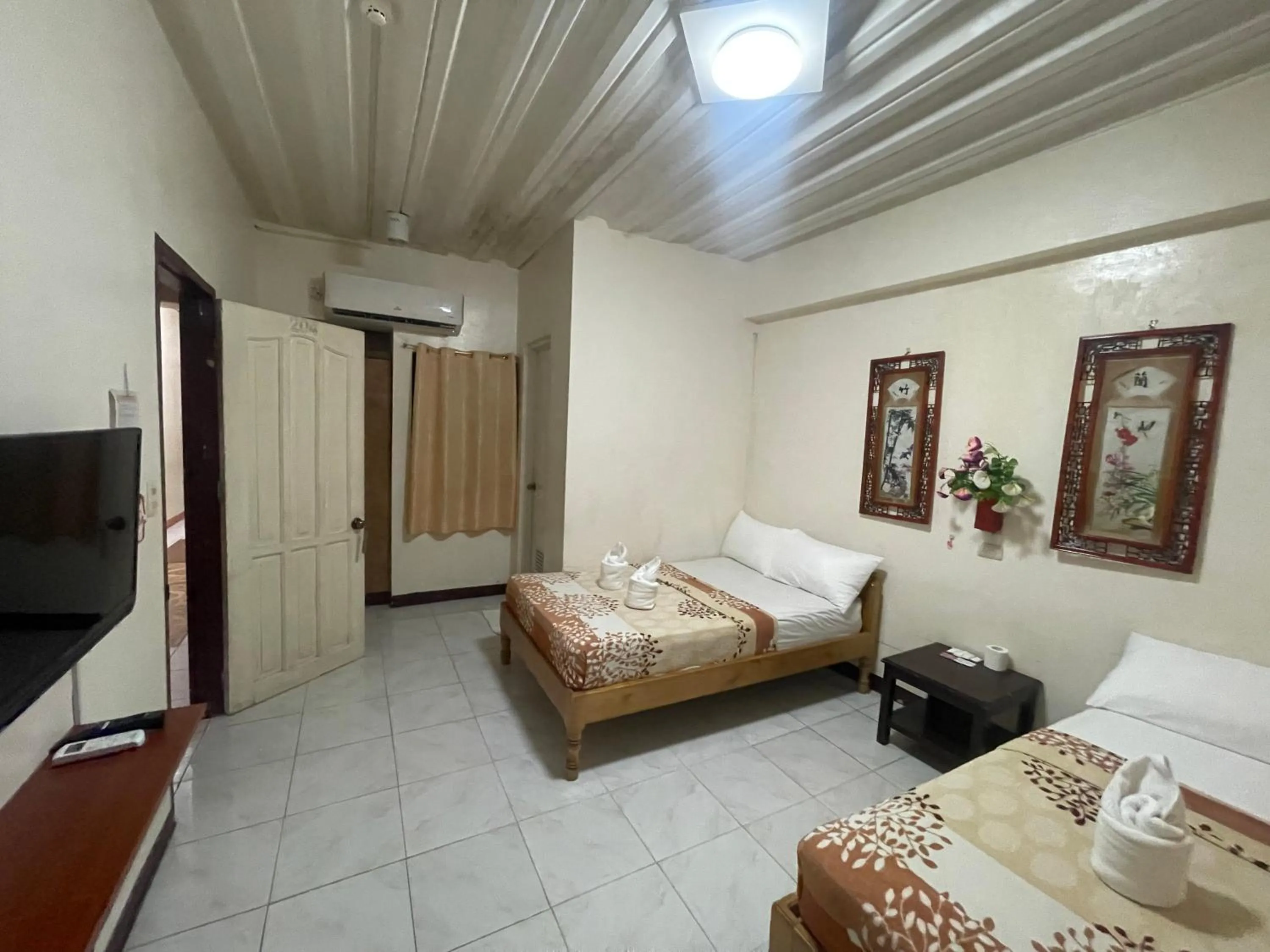 Bed in Constrell Pension House