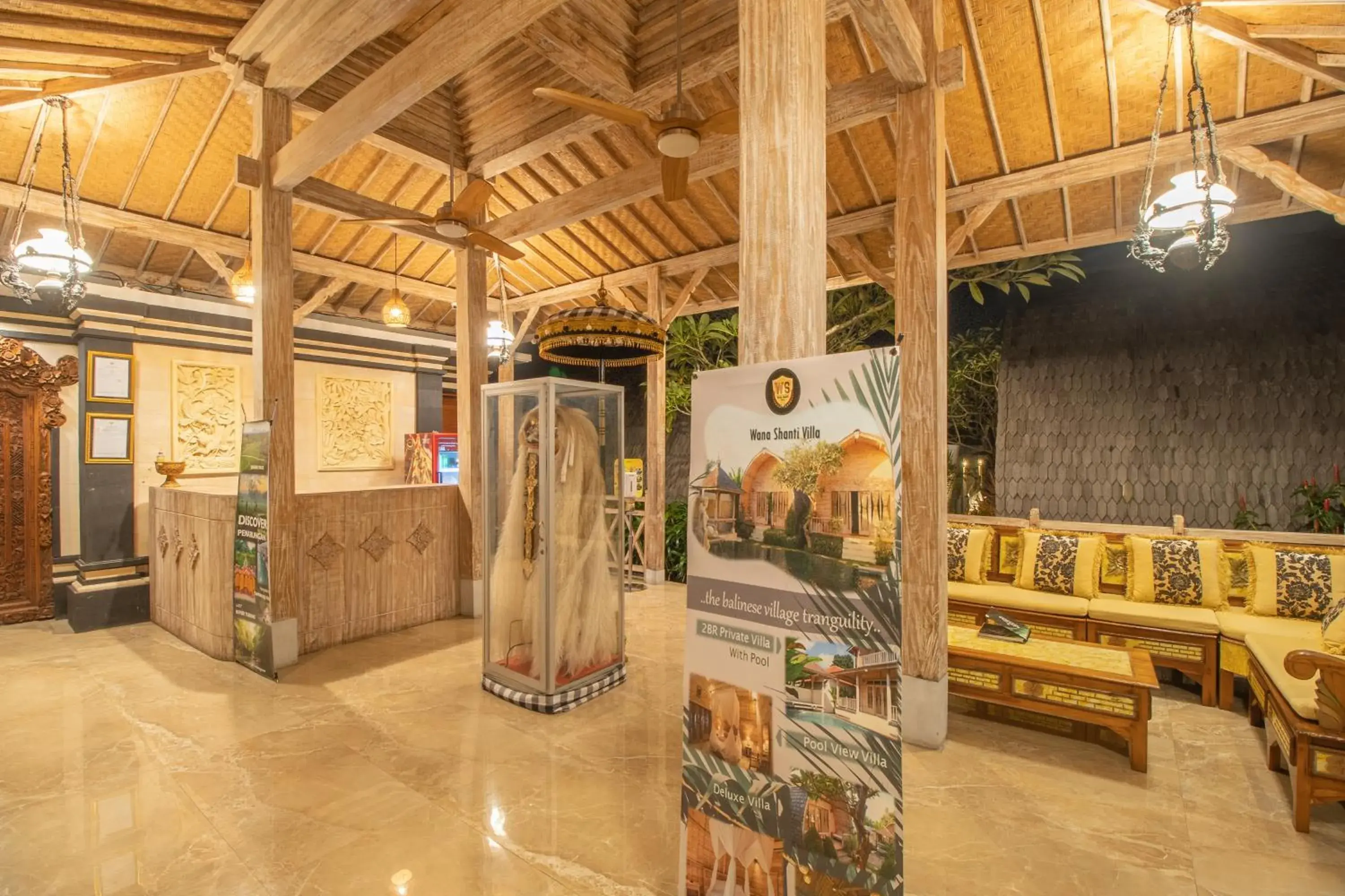 Lobby or reception in Wana Shanti Villa Lobby or reception in Wana Shanti Villa