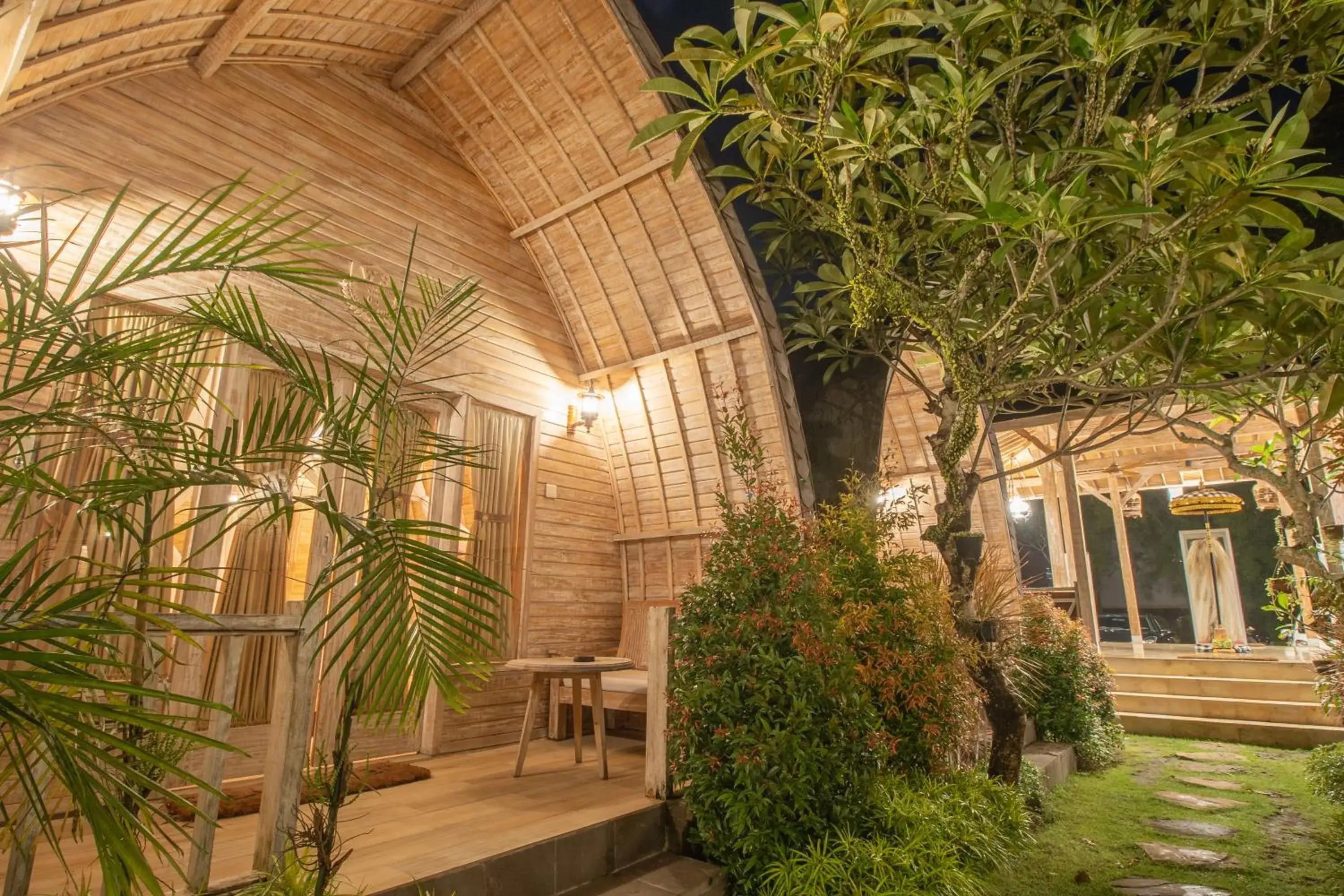 Facade/entrance in Wana Shanti Villa Facade/entrance in Wana Shanti Villa