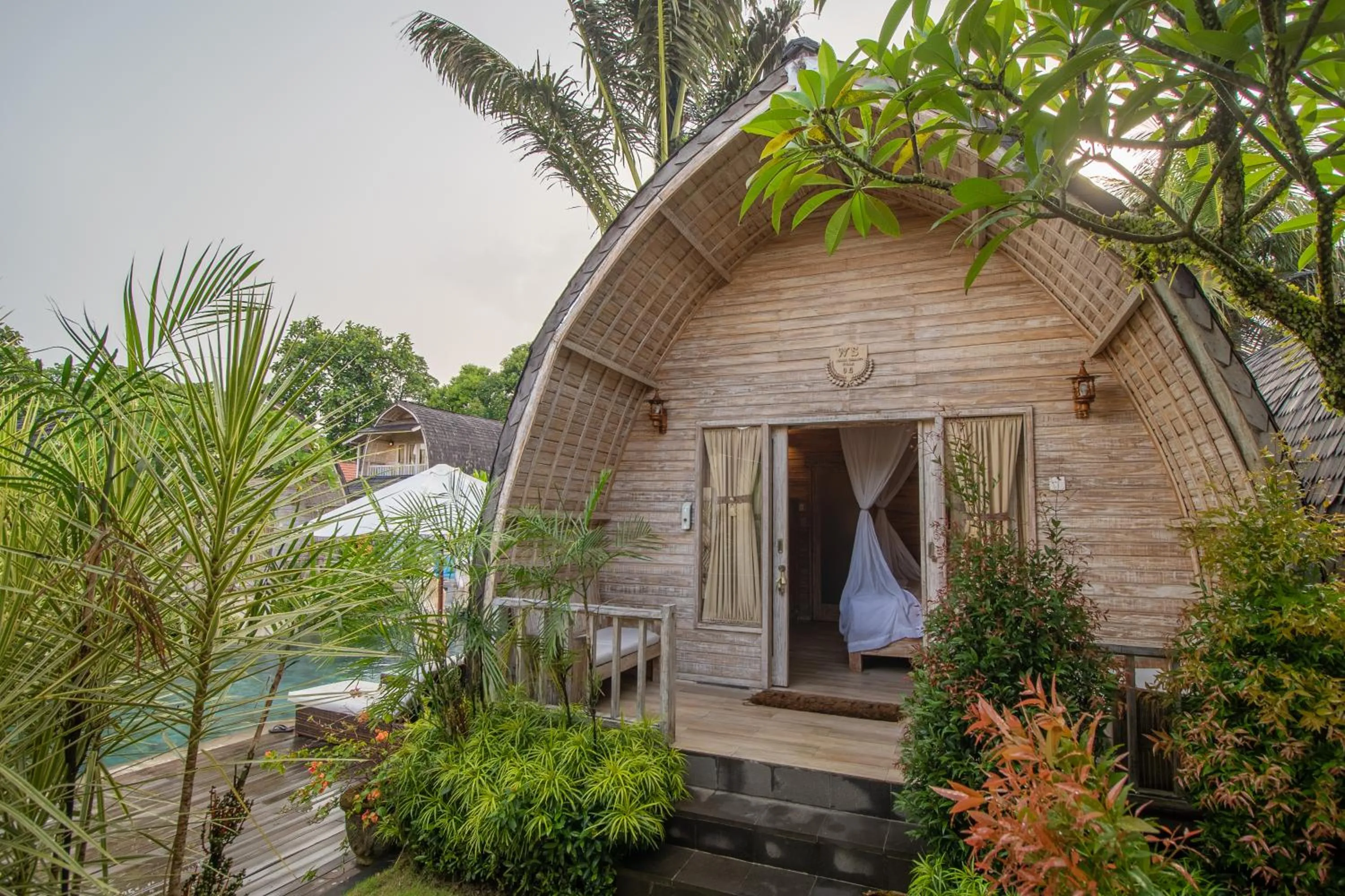 Facade/entrance in Wana Shanti Villa