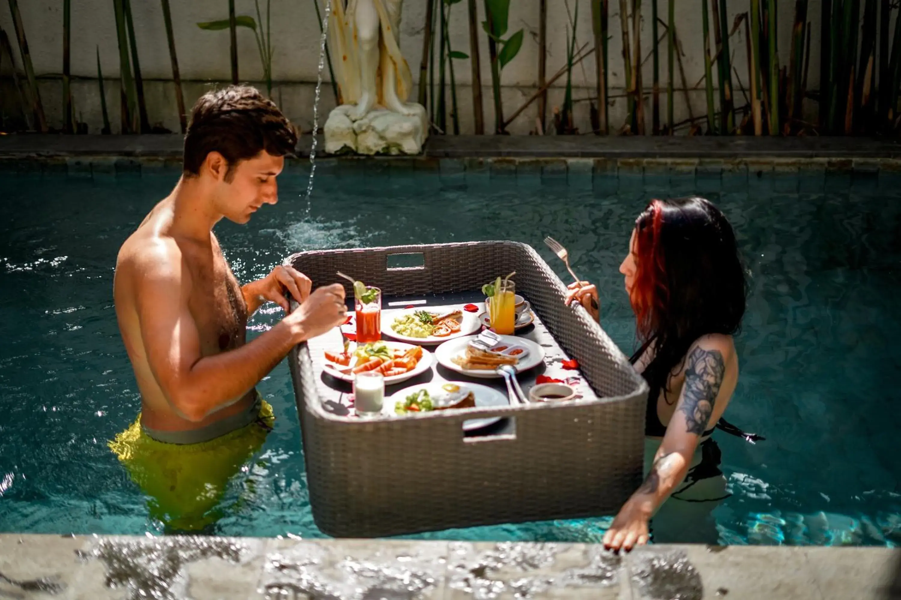 Breakfast in Wana Shanti Villa Breakfast in Wana Shanti Villa