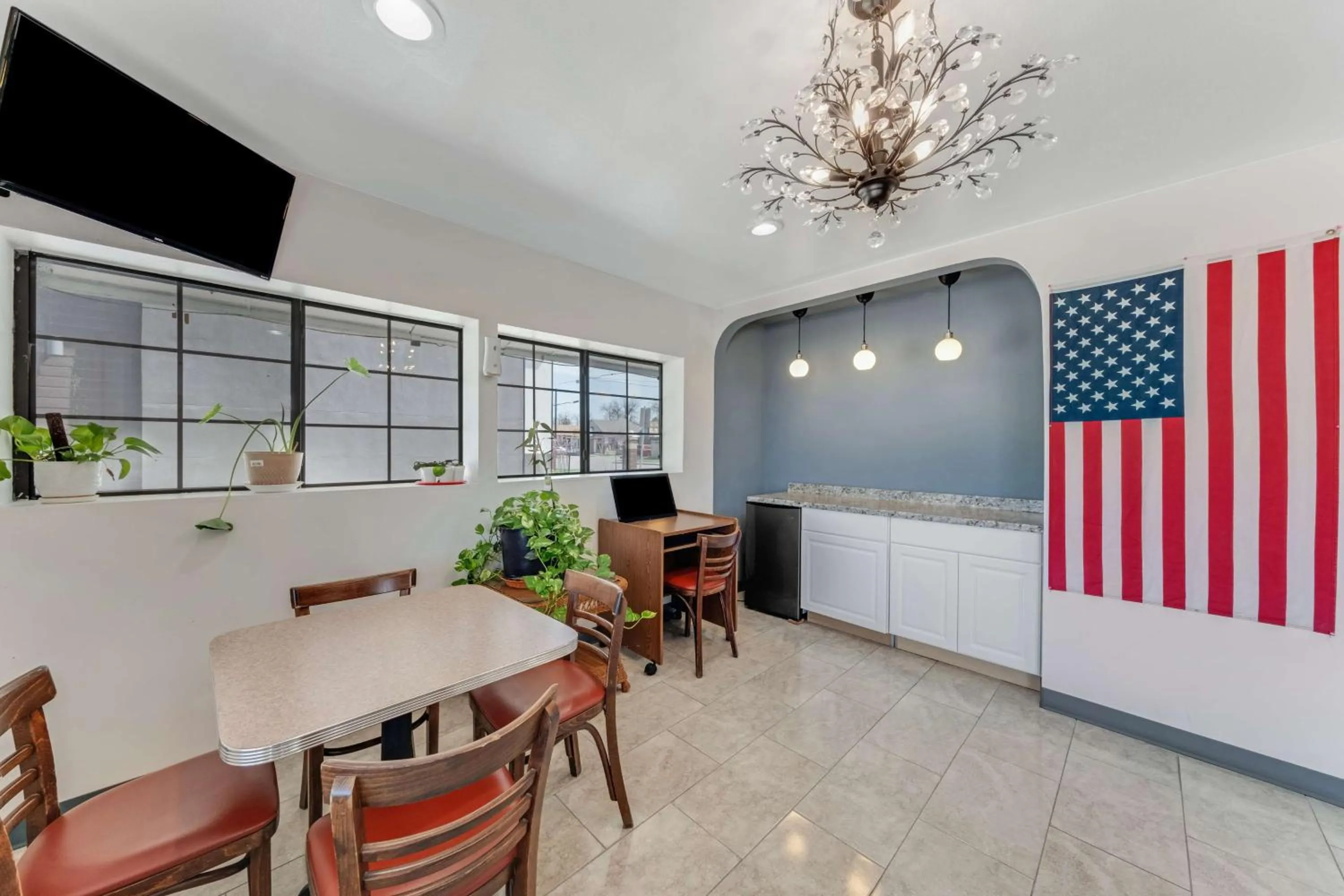 Breakfast in Americas Best Value Inn San Antonio Downtown Riverwalk