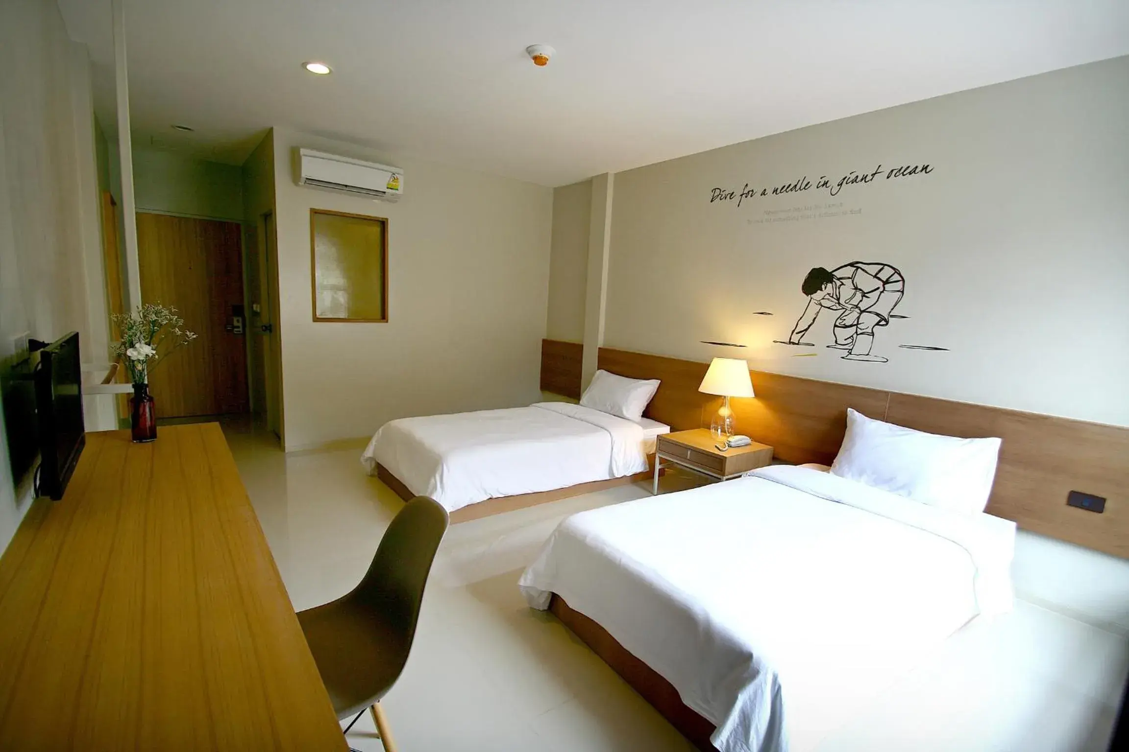 Bedroom, Bed in Chern Bangkok