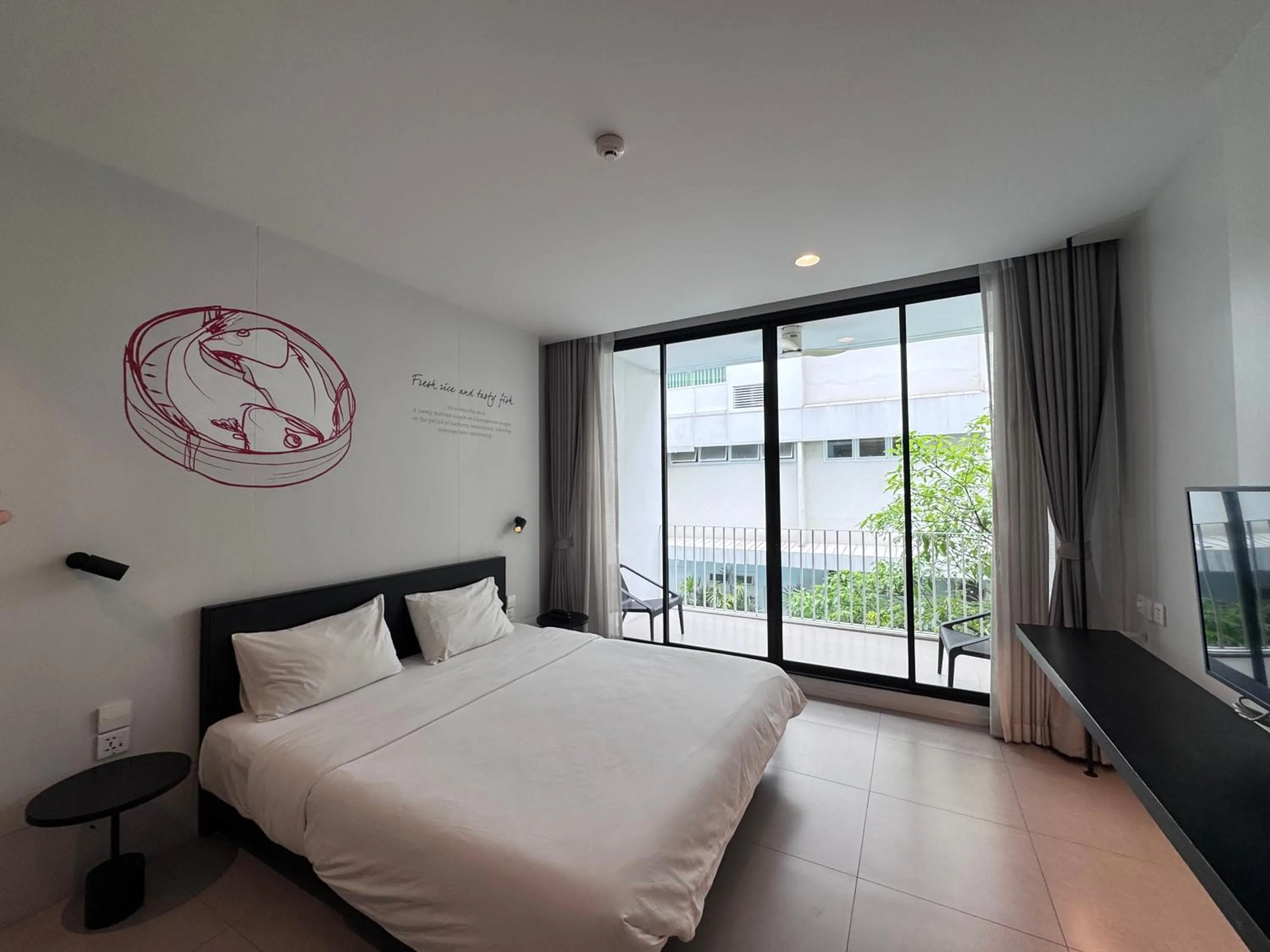 Bed in CHERN Bangkok