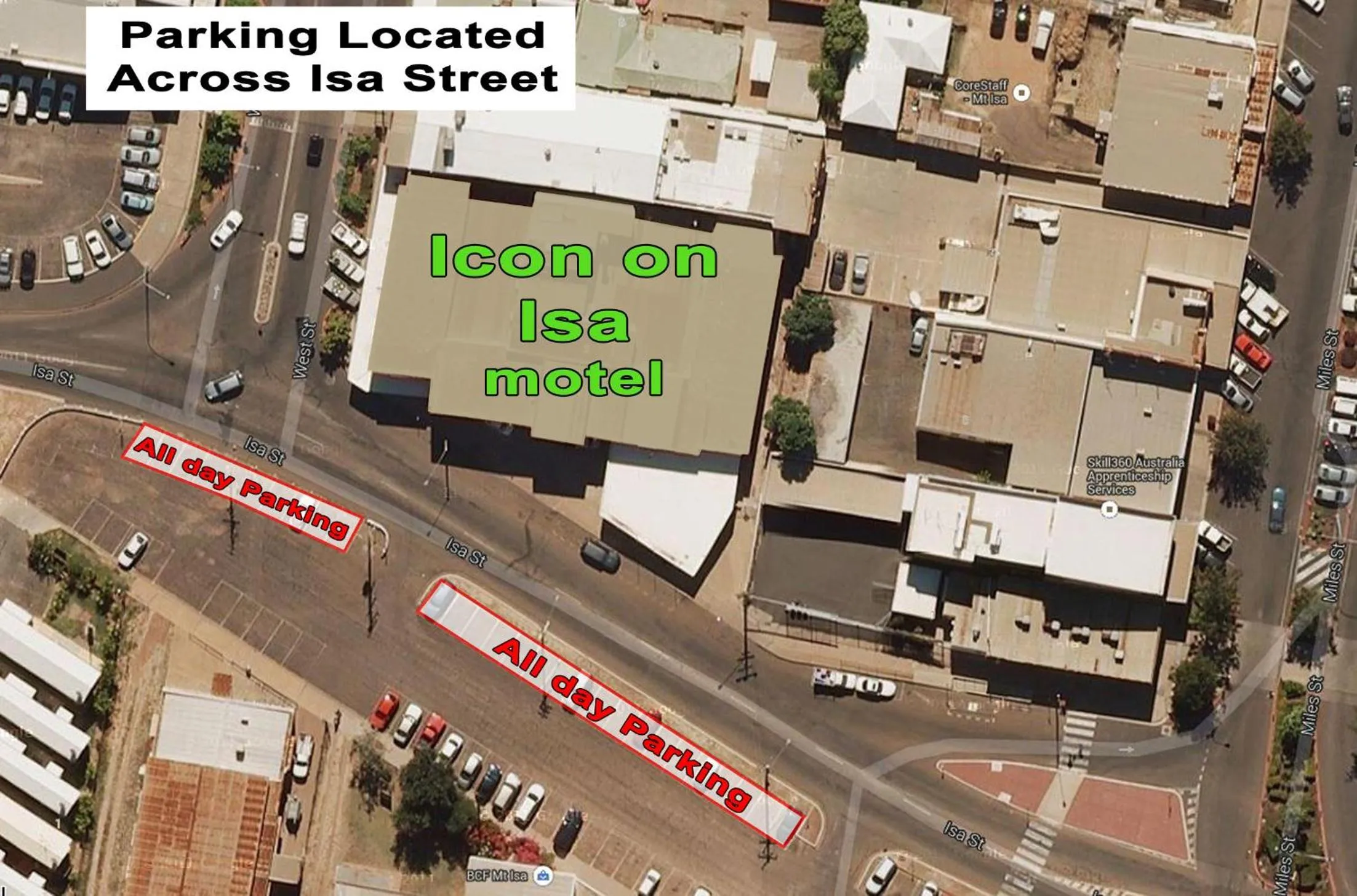 Bird's eye view in Icon on Isa