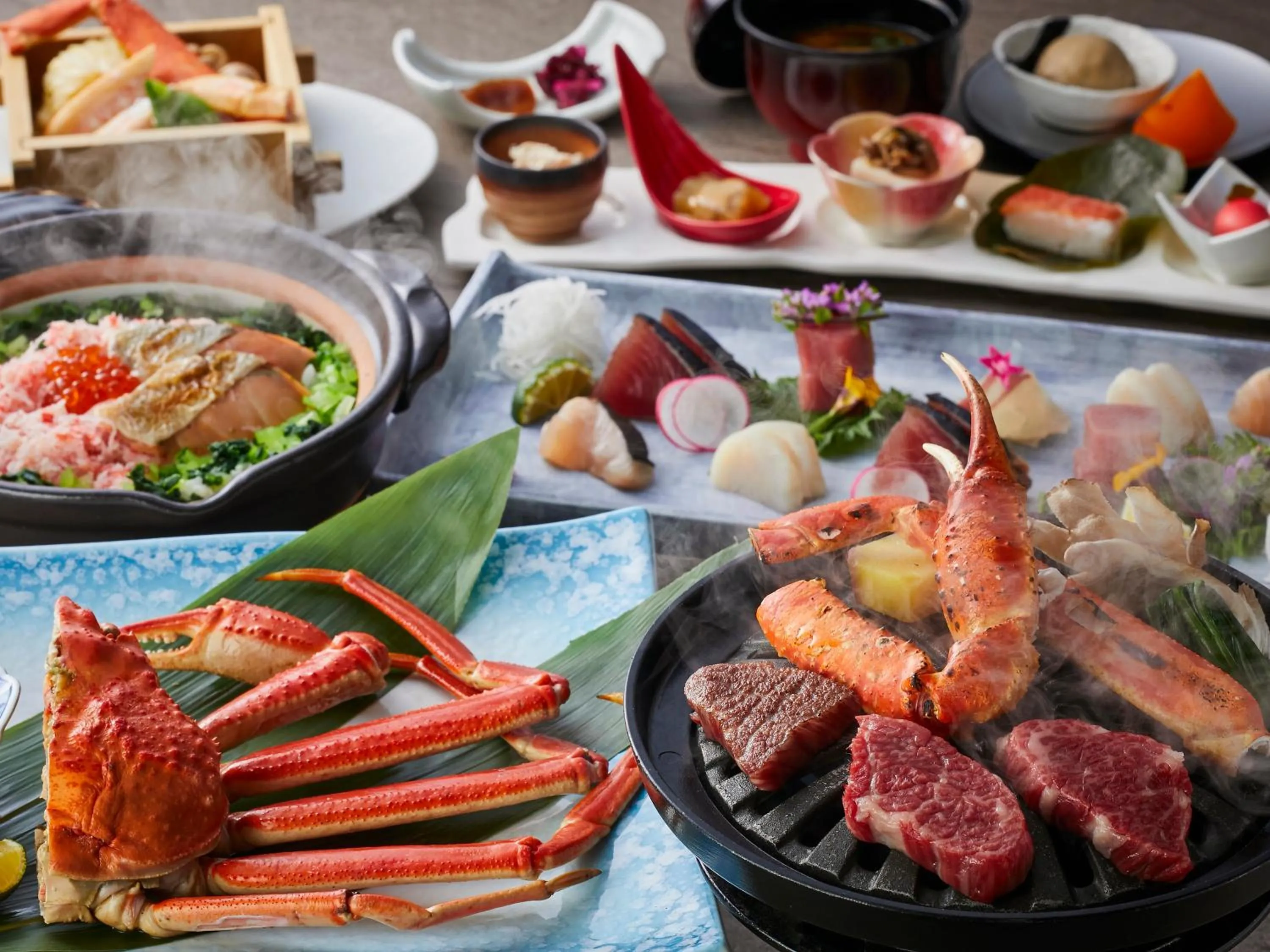 Dinner in KAMENOI HOTEL Yamato Heguri