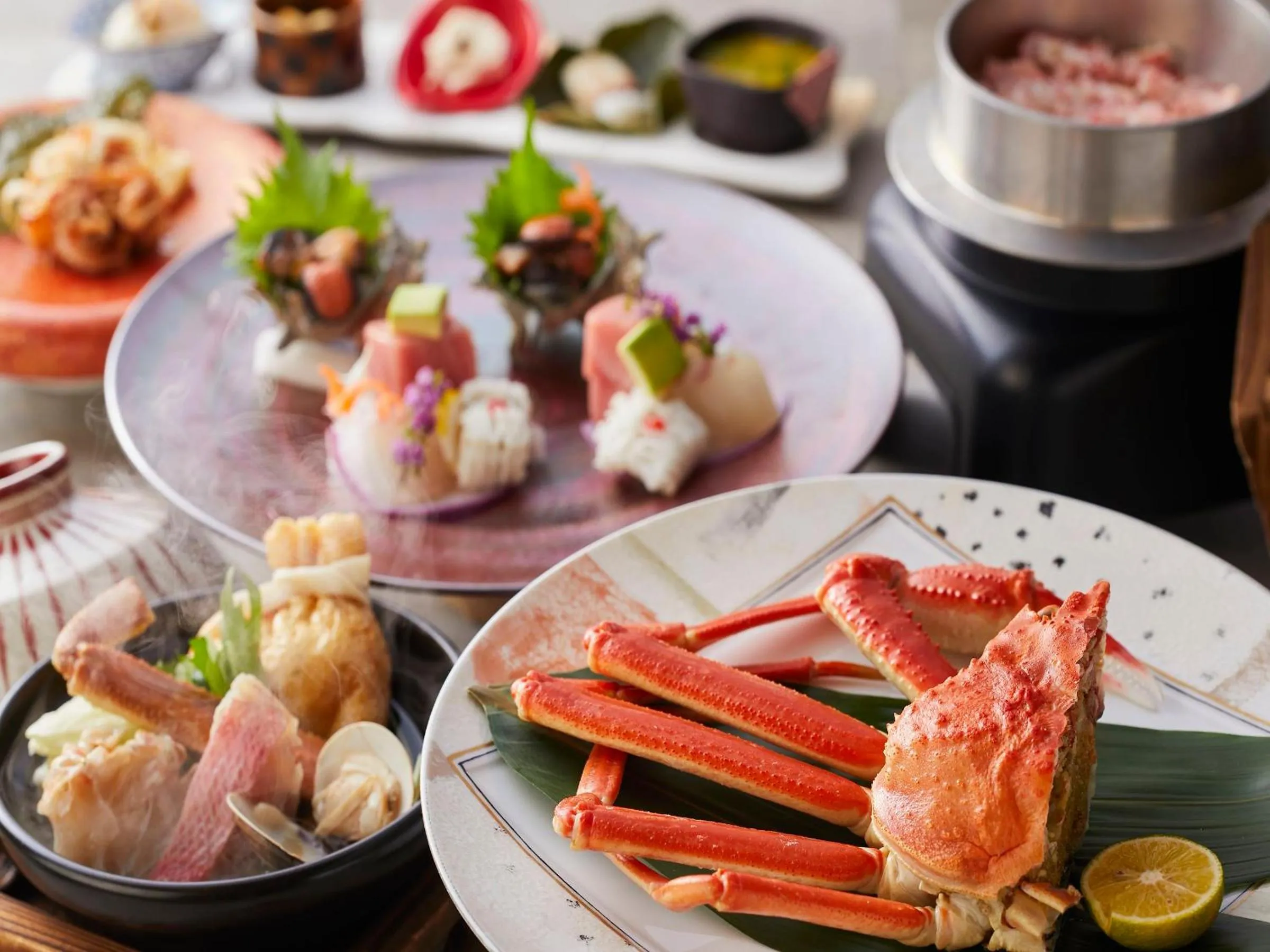 Dinner in KAMENOI HOTEL Yamato Heguri