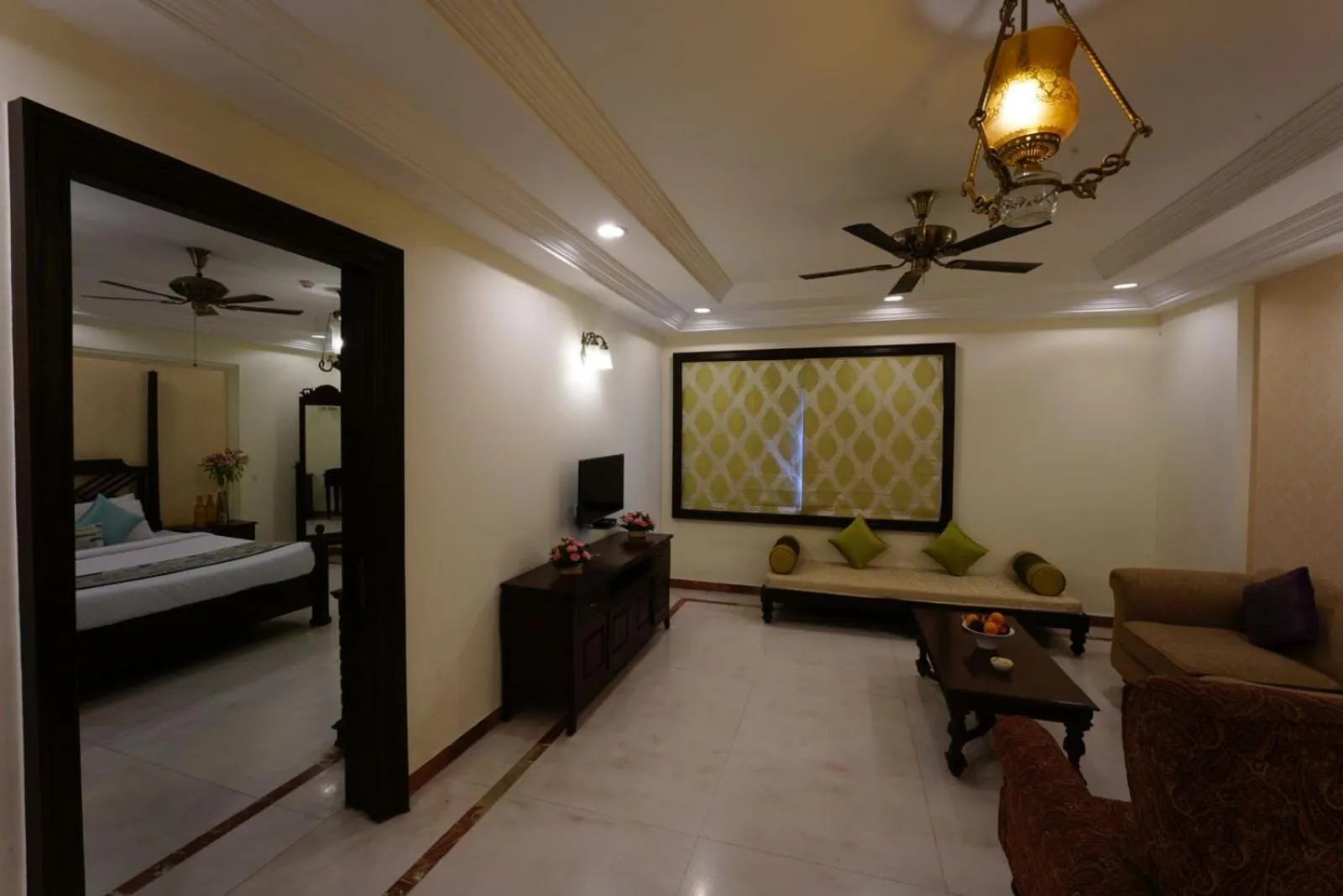 Seating area, Bed in Shree Vallabh Vilas Lords Plaza Nathdwara - Pure Veg