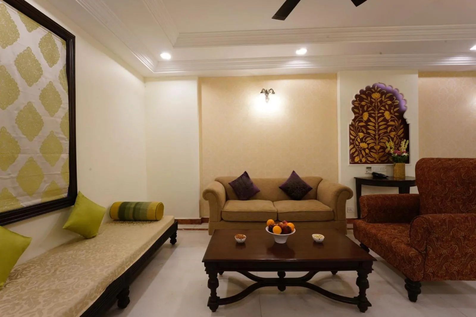 Living room in Shree Vallabh Vilas Lords Plaza Nathdwara - Pure Veg