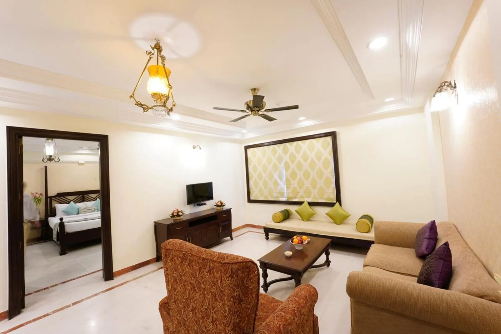 Seating area in Shree Vallabh Vilas Lords Plaza Nathdwara - Pure Veg