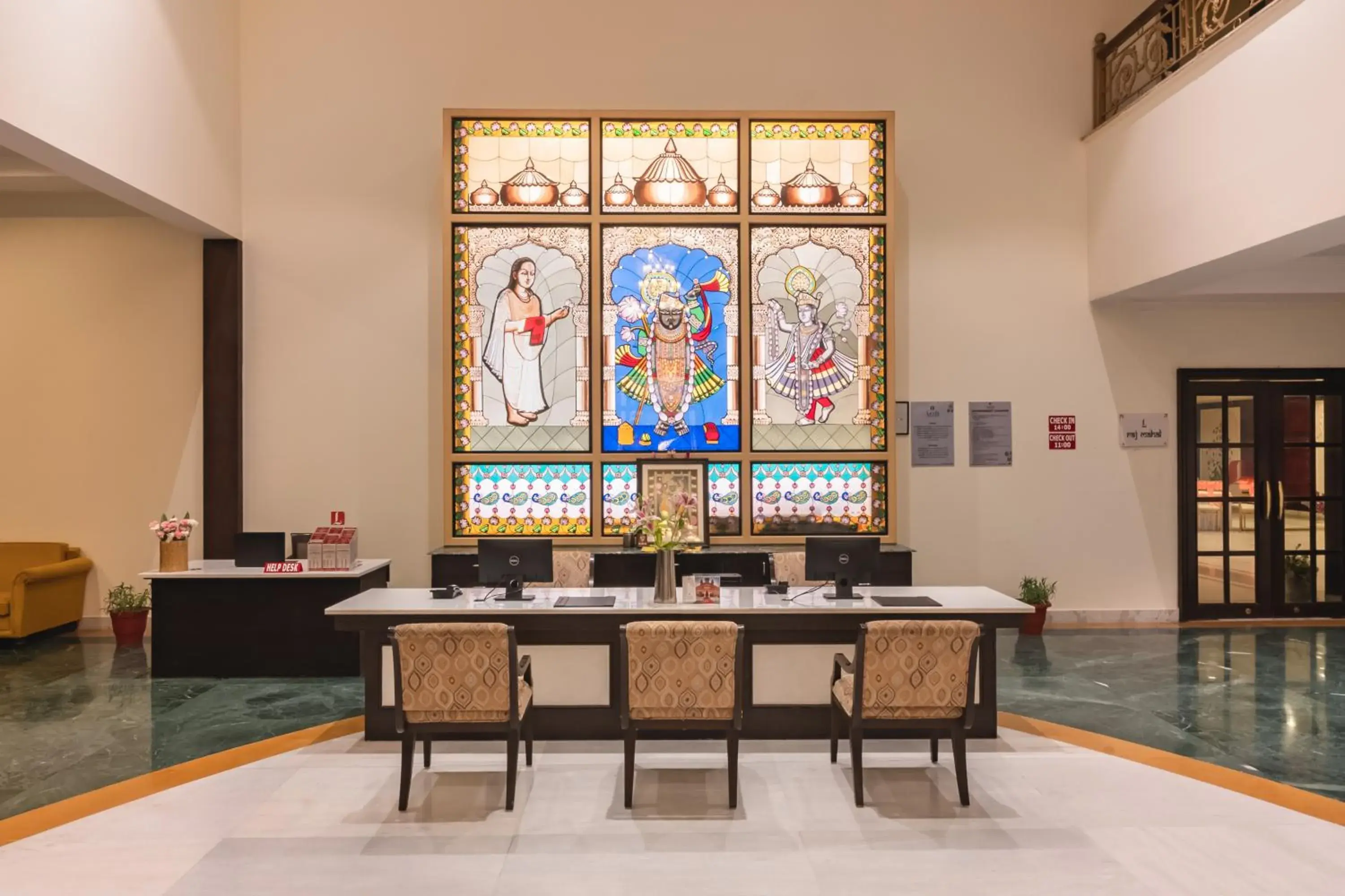 Lobby or reception in Shree Vallabh Vilas Lords Plaza Nathdwara - Pure Veg Lobby or reception in Shree Vallabh Vilas Lords Plaza Nathdwara - Pure Veg