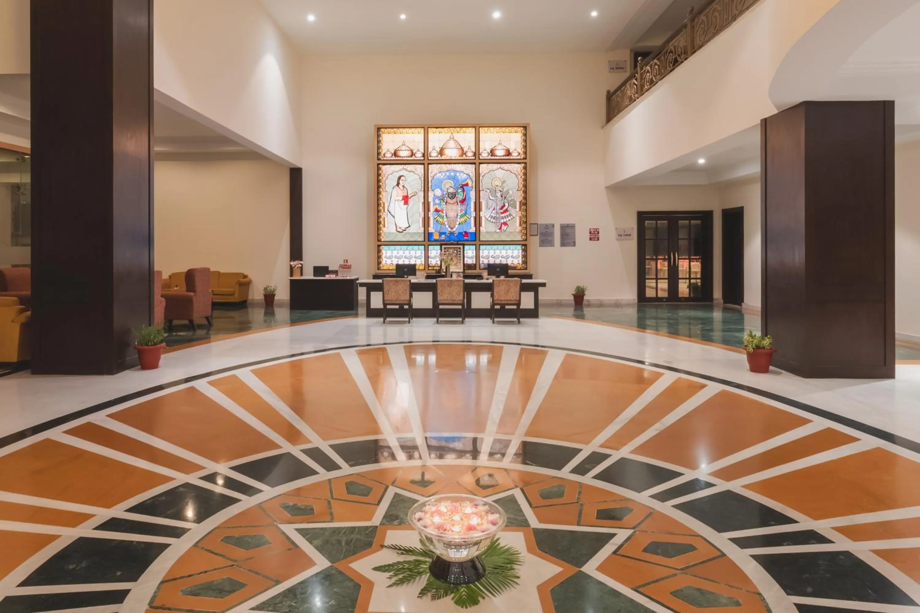Lobby or reception in Shree Vallabh Vilas Lords Plaza Nathdwara - Pure Veg