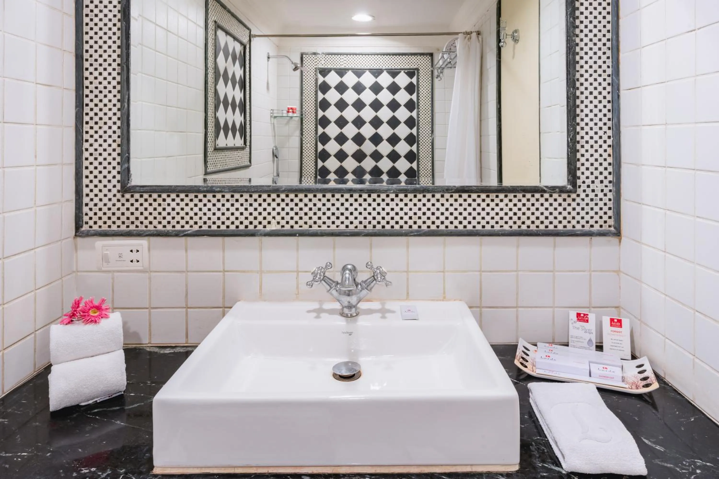 Bathroom in Shree Vallabh Vilas Lords Plaza Nathdwara - Pure Veg