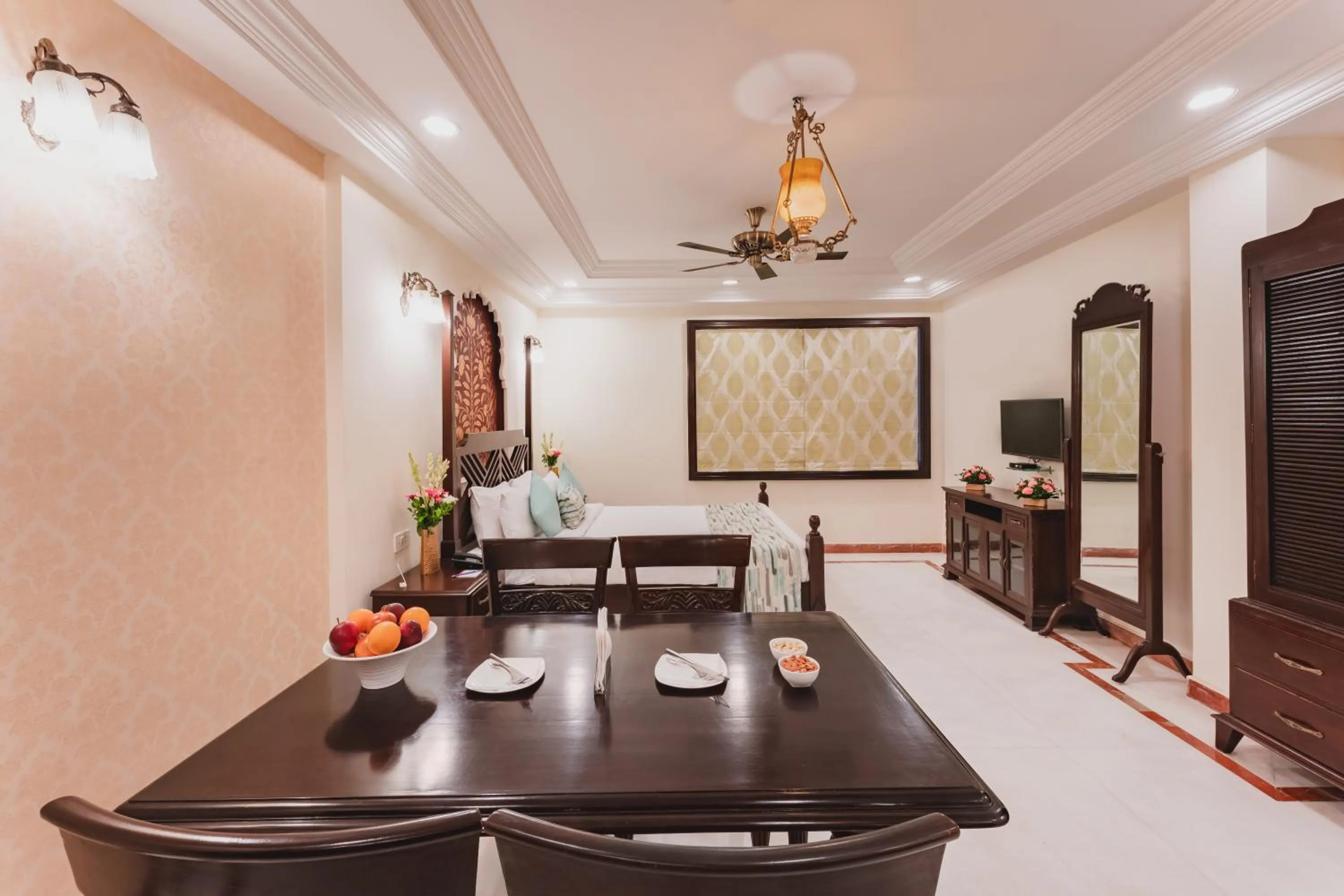 Dining area in Shree Vallabh Vilas Lords Plaza Nathdwara - Pure Veg