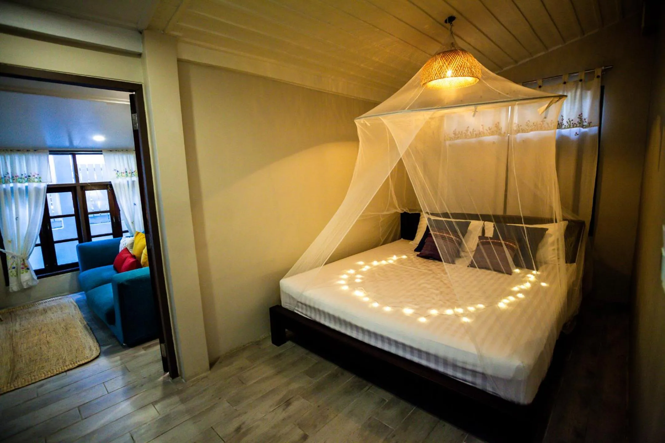 Bed in Baan Suan Krung Kao