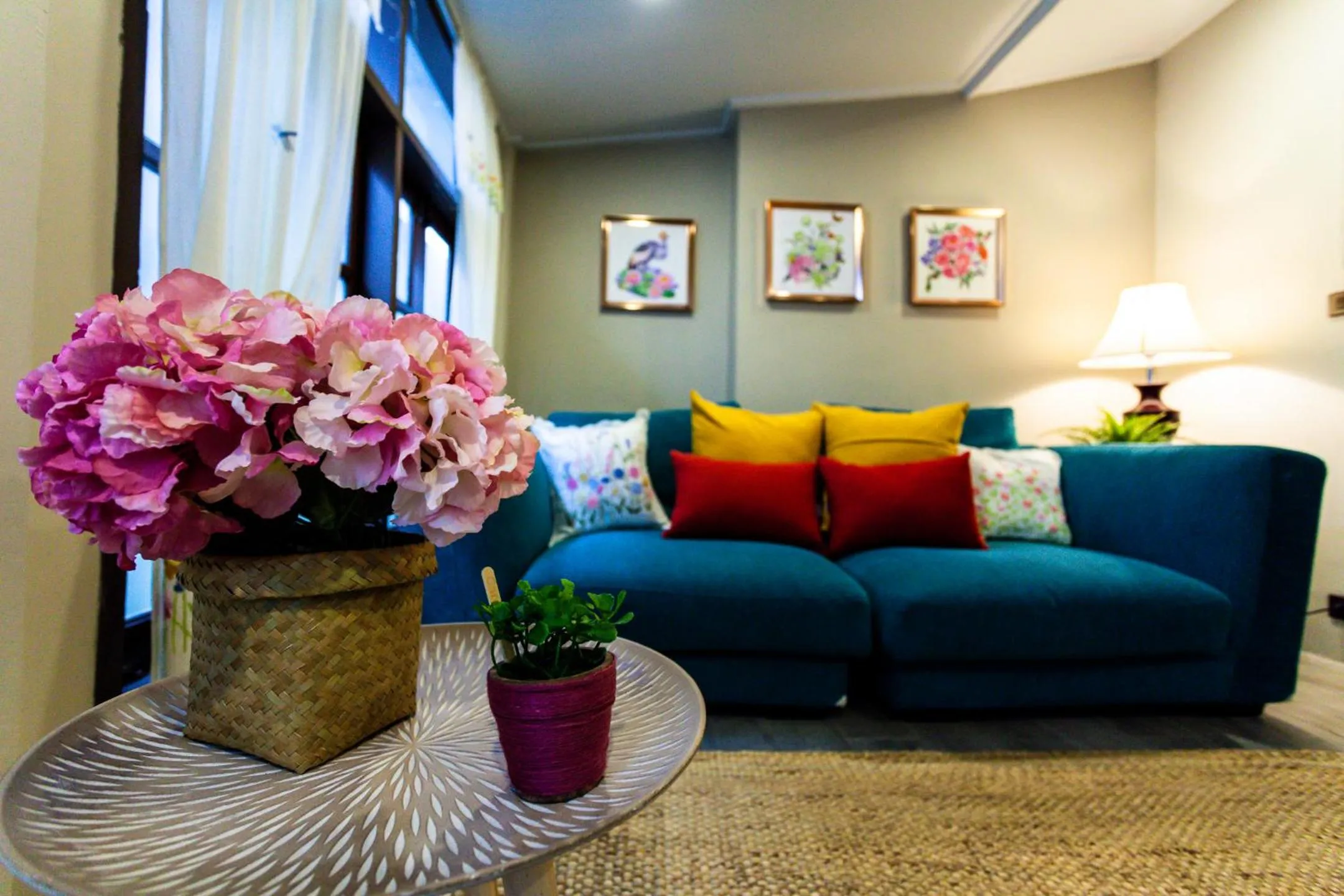 Living room in Baan Suan Krung Kao