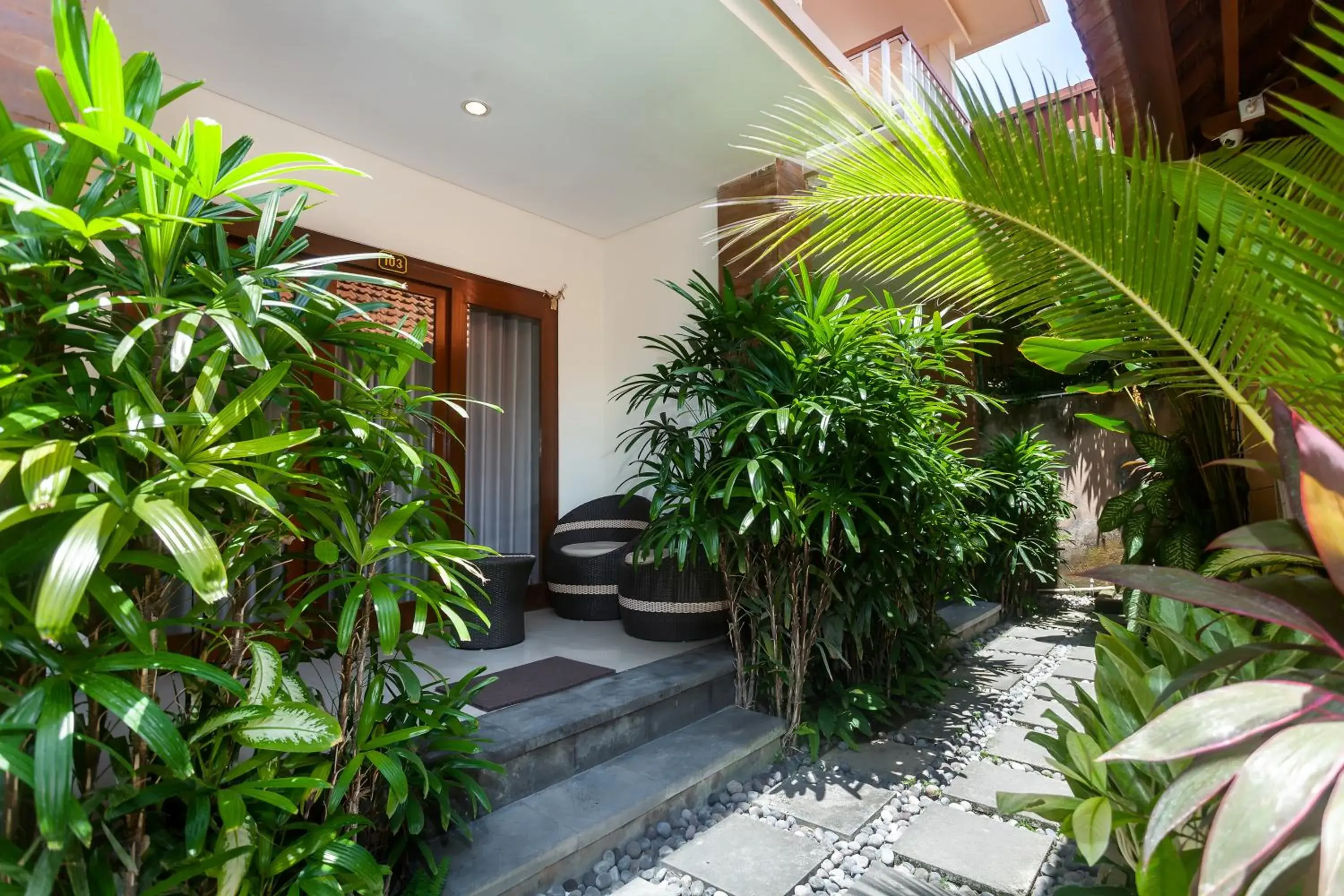 Deluxe Double Room with Pool Access and Garden View in Anindya Sanur Deluxe Double Room with Pool Access and Garden View in Anindya Sanur