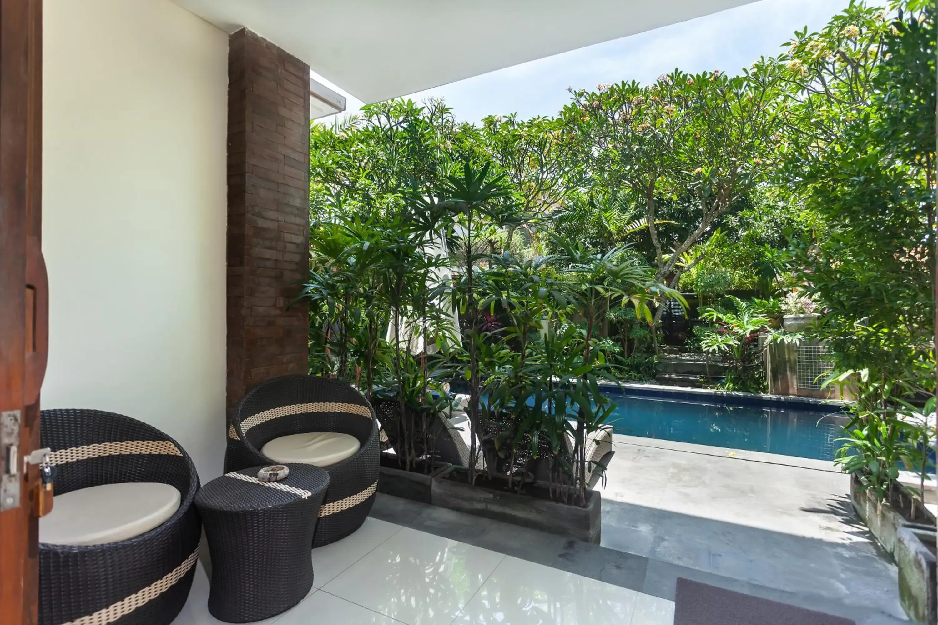 Garden view in Anindya Sanur Garden view in Anindya Sanur