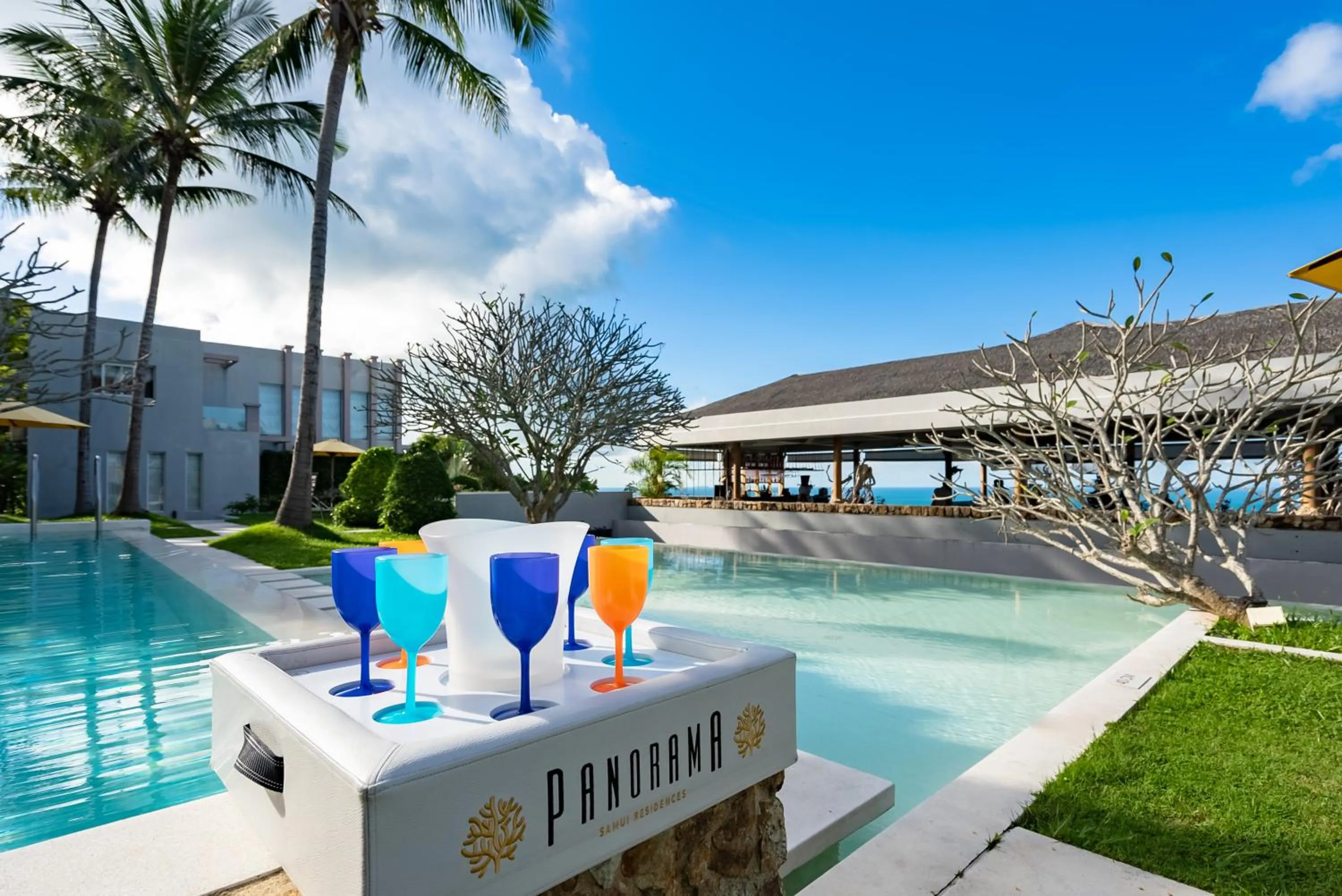 Lounge or bar in Panorama Samui Residences