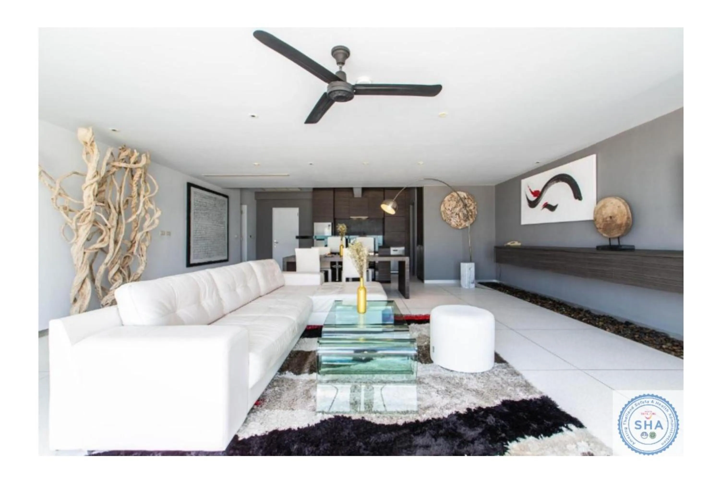 Living room in Panorama Samui Residences