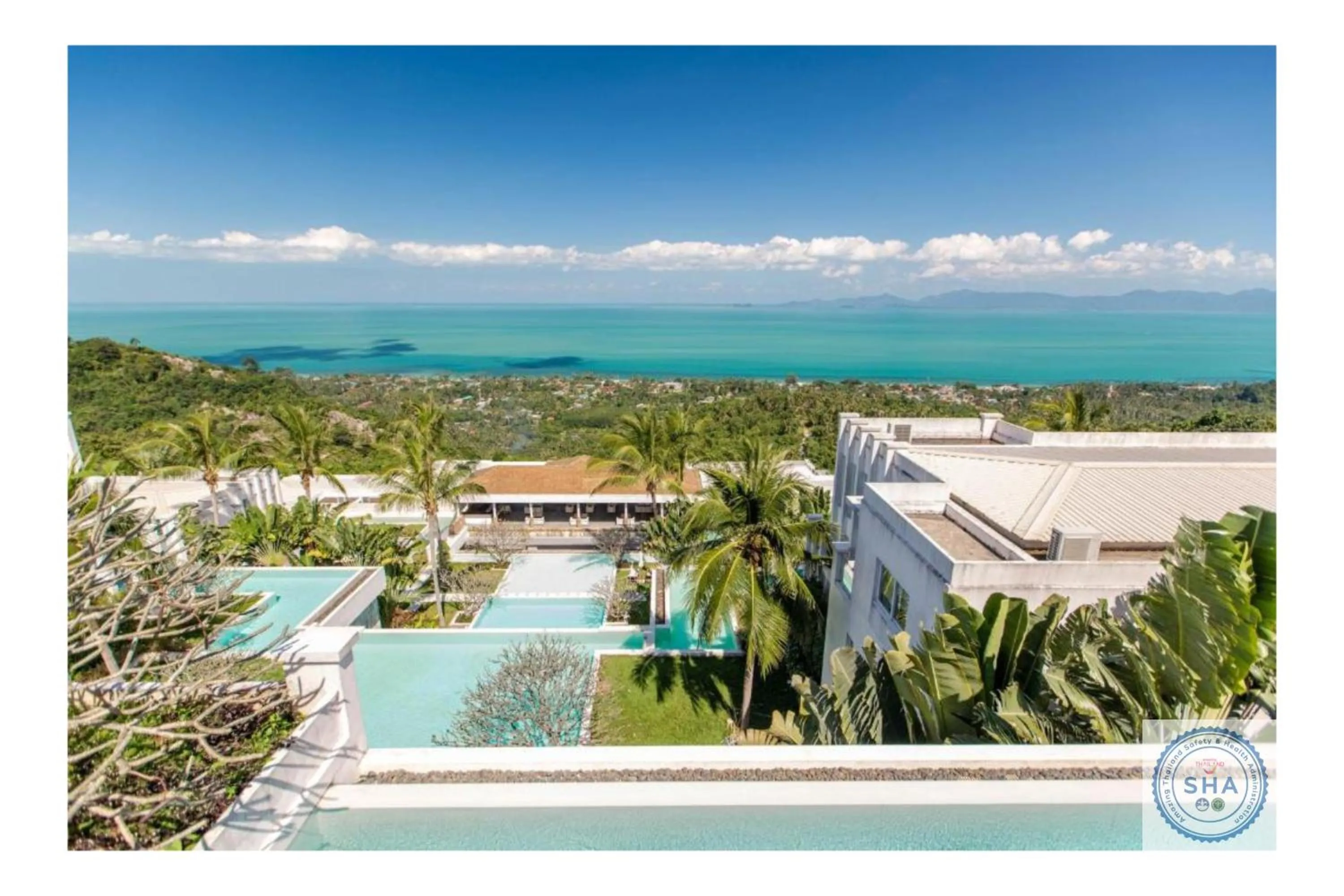 Pool view in Panorama Samui Residences