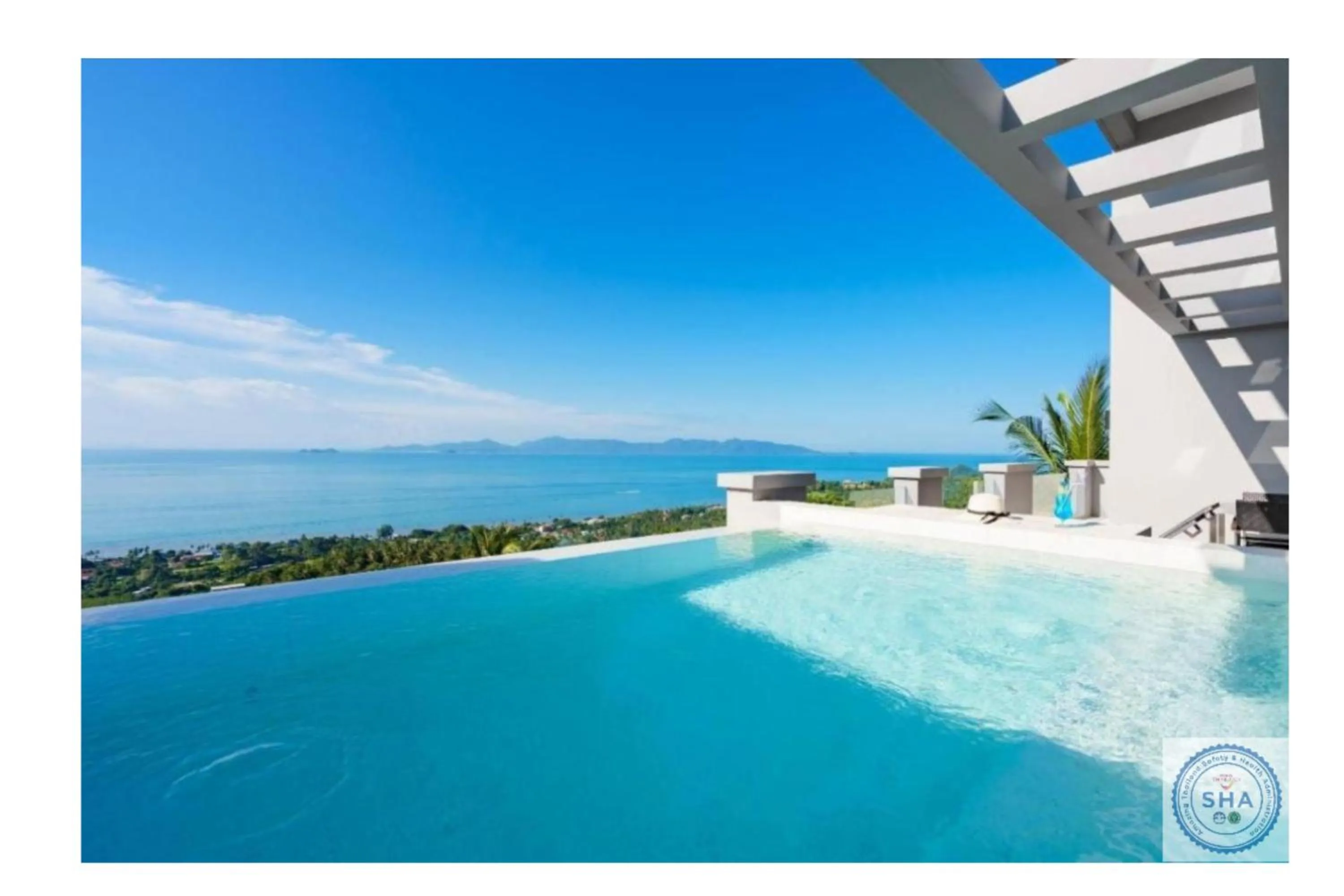 Pool view in Panorama Samui Residences