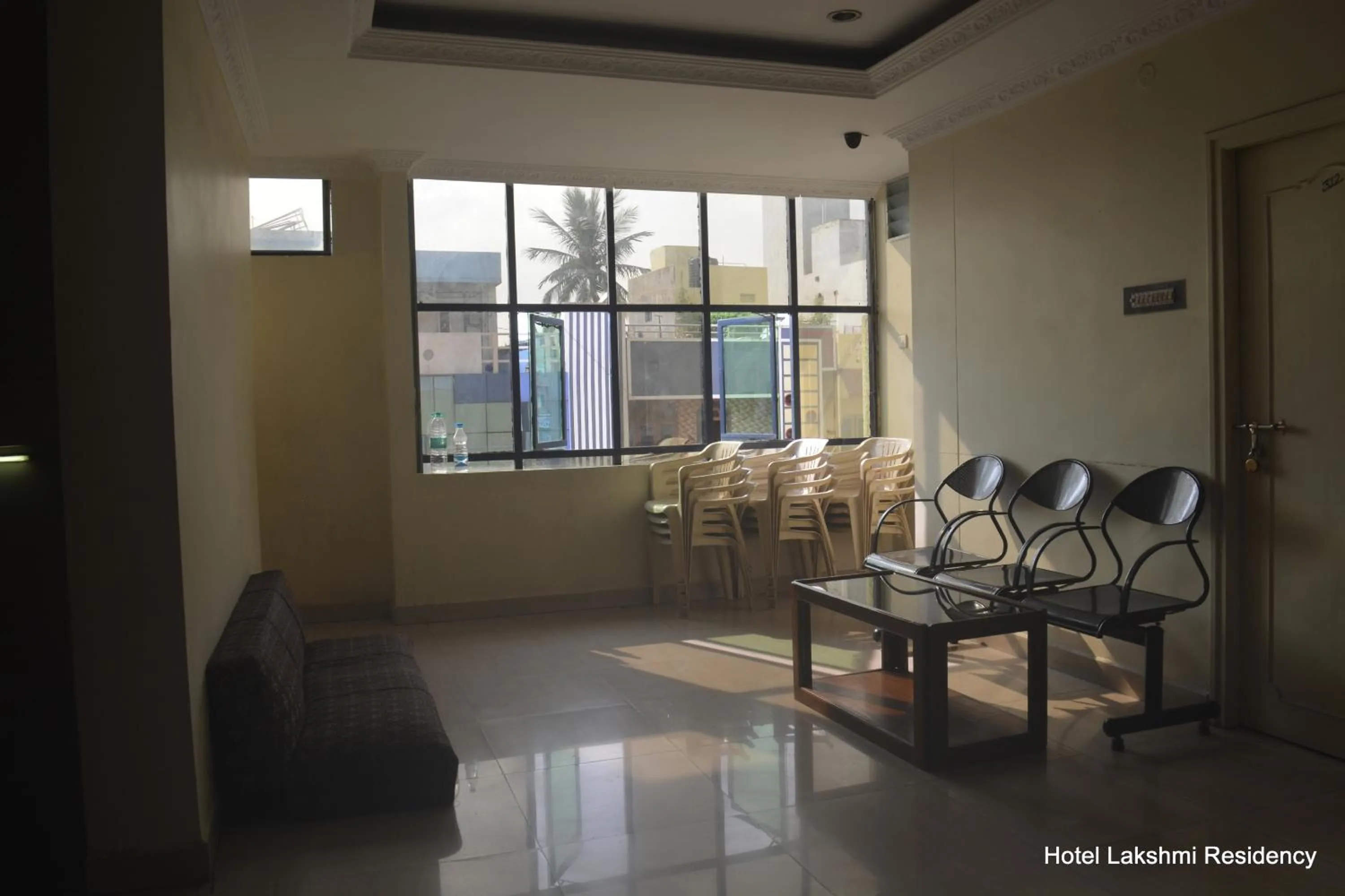 Seating area in Hotel Lakshmi Residency