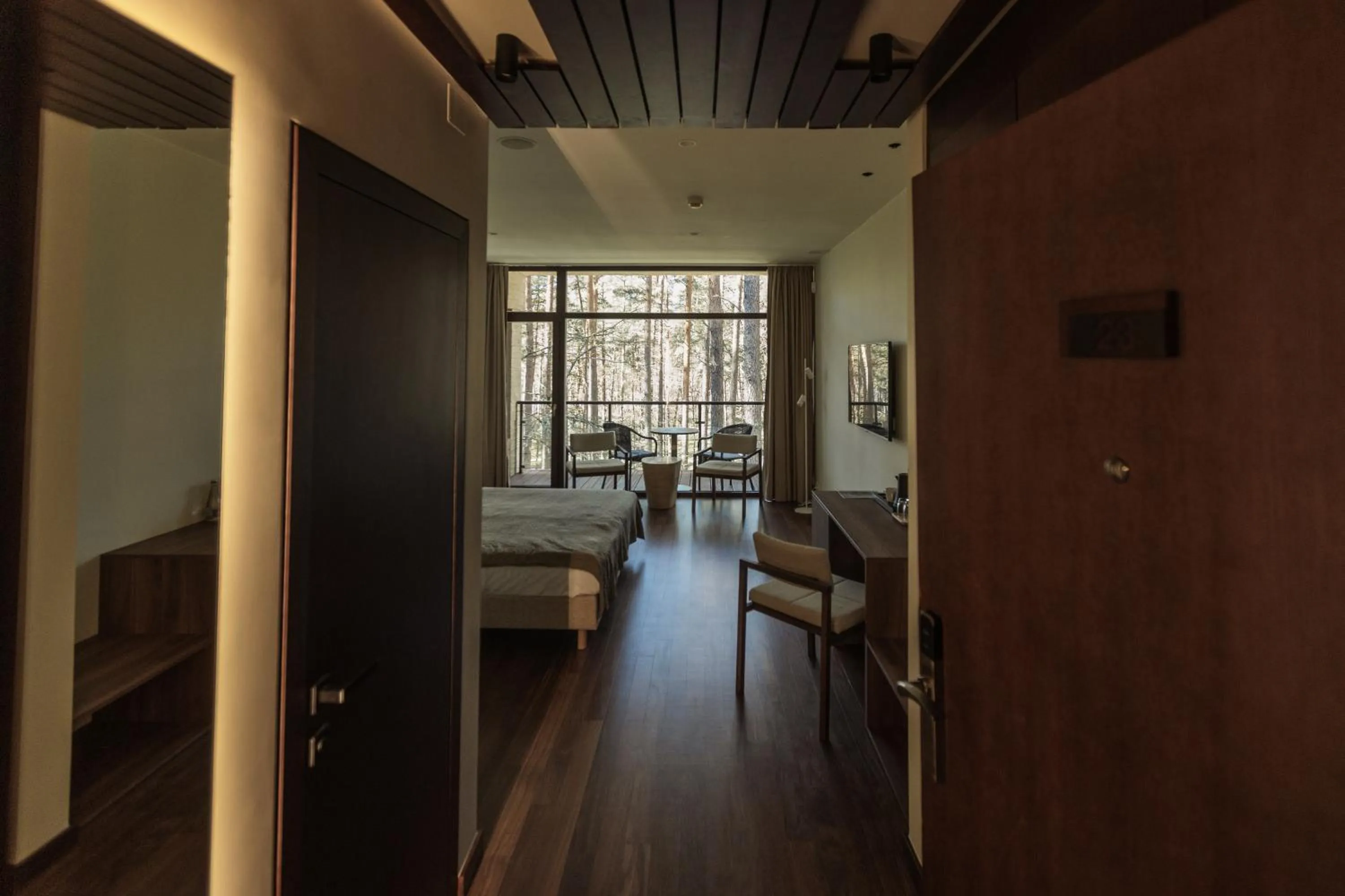 View (from property/room), Bed in Belvilis Hotel