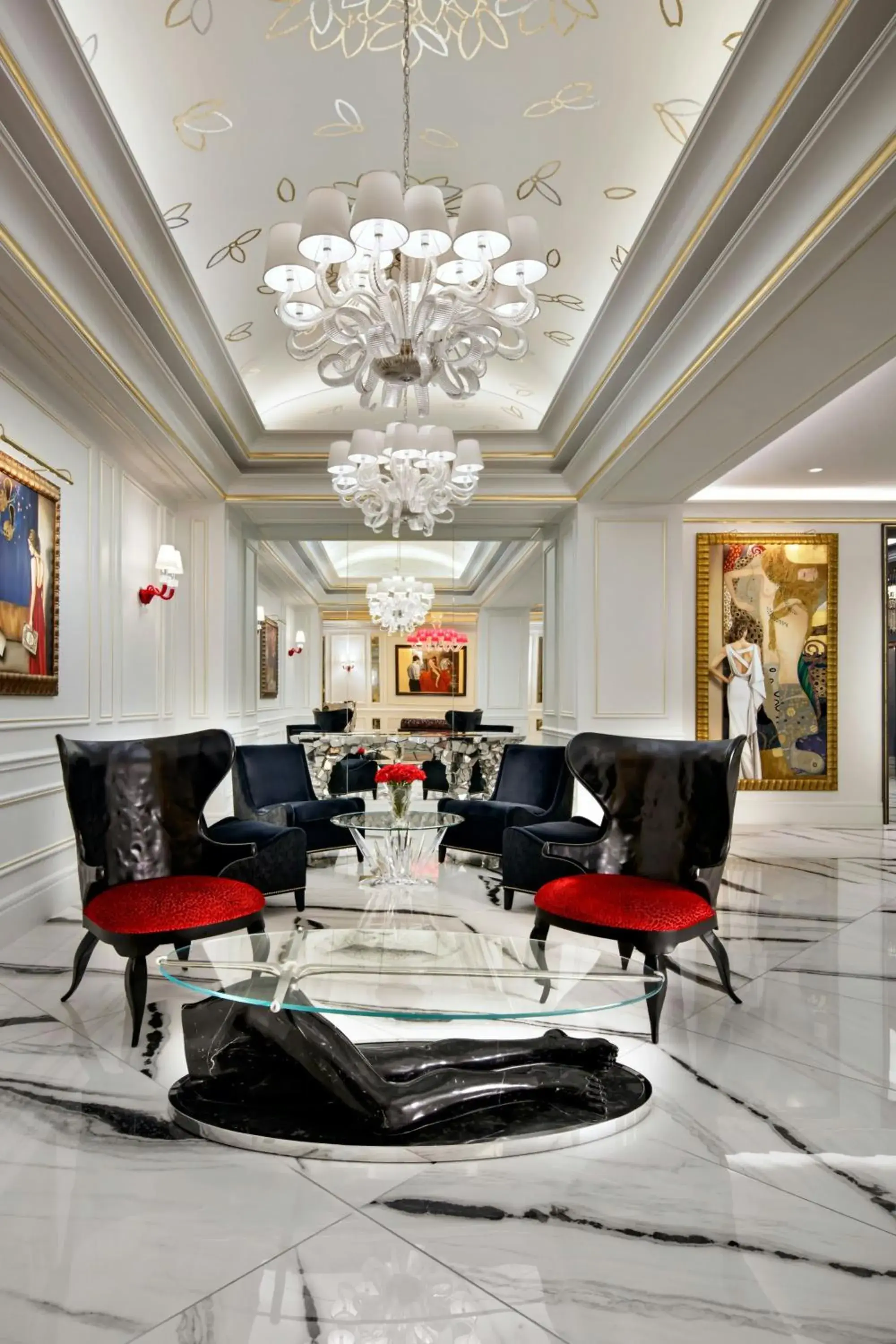 Lobby or reception in Grand Bohemian Charlotte, Autograph Collection Lobby or reception in Grand Bohemian Charlotte, Autograph Collection
