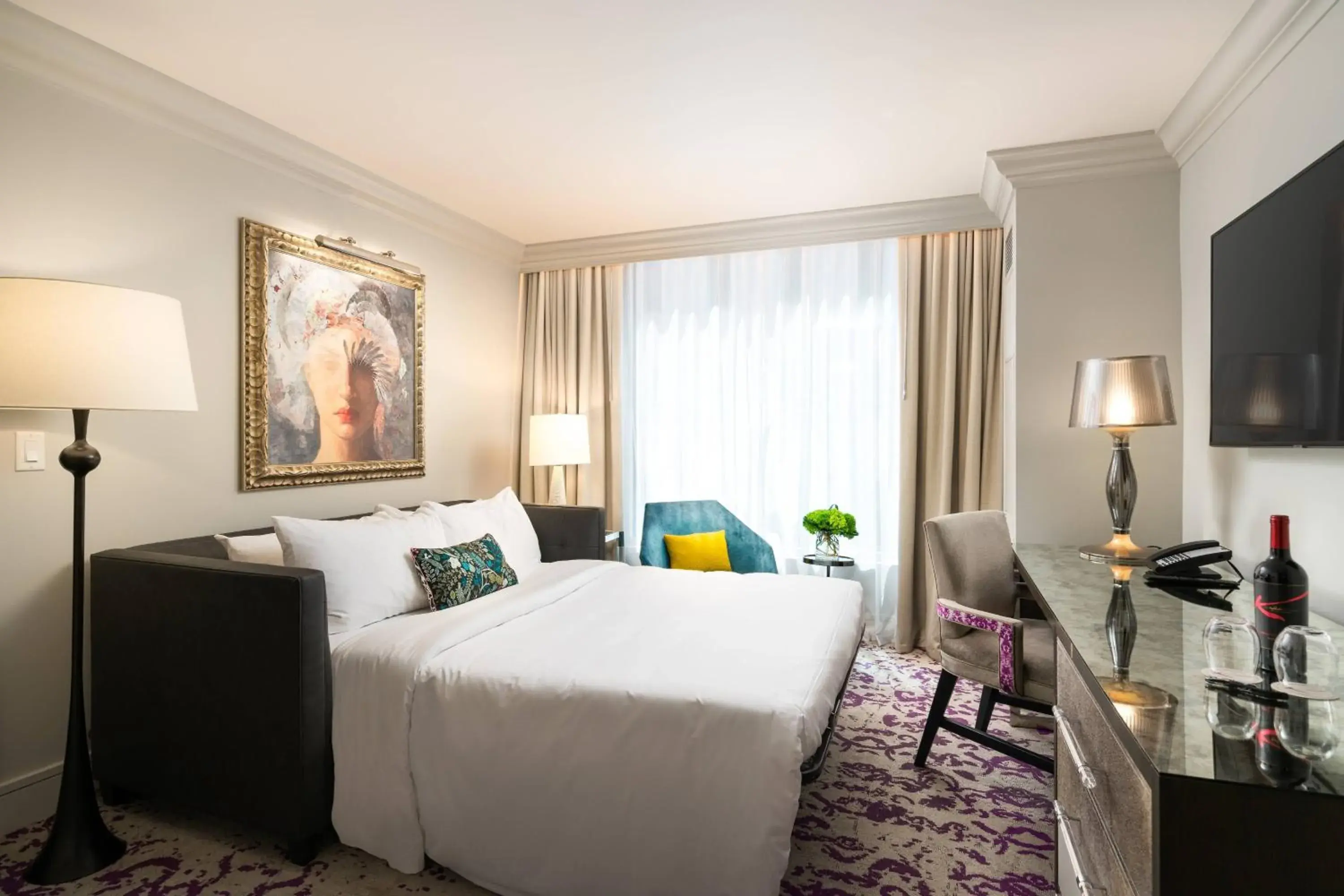 Bedroom, Bed in Grand Bohemian Charlotte, Autograph Collection Bedroom, Bed in Grand Bohemian Charlotte, Autograph Collection