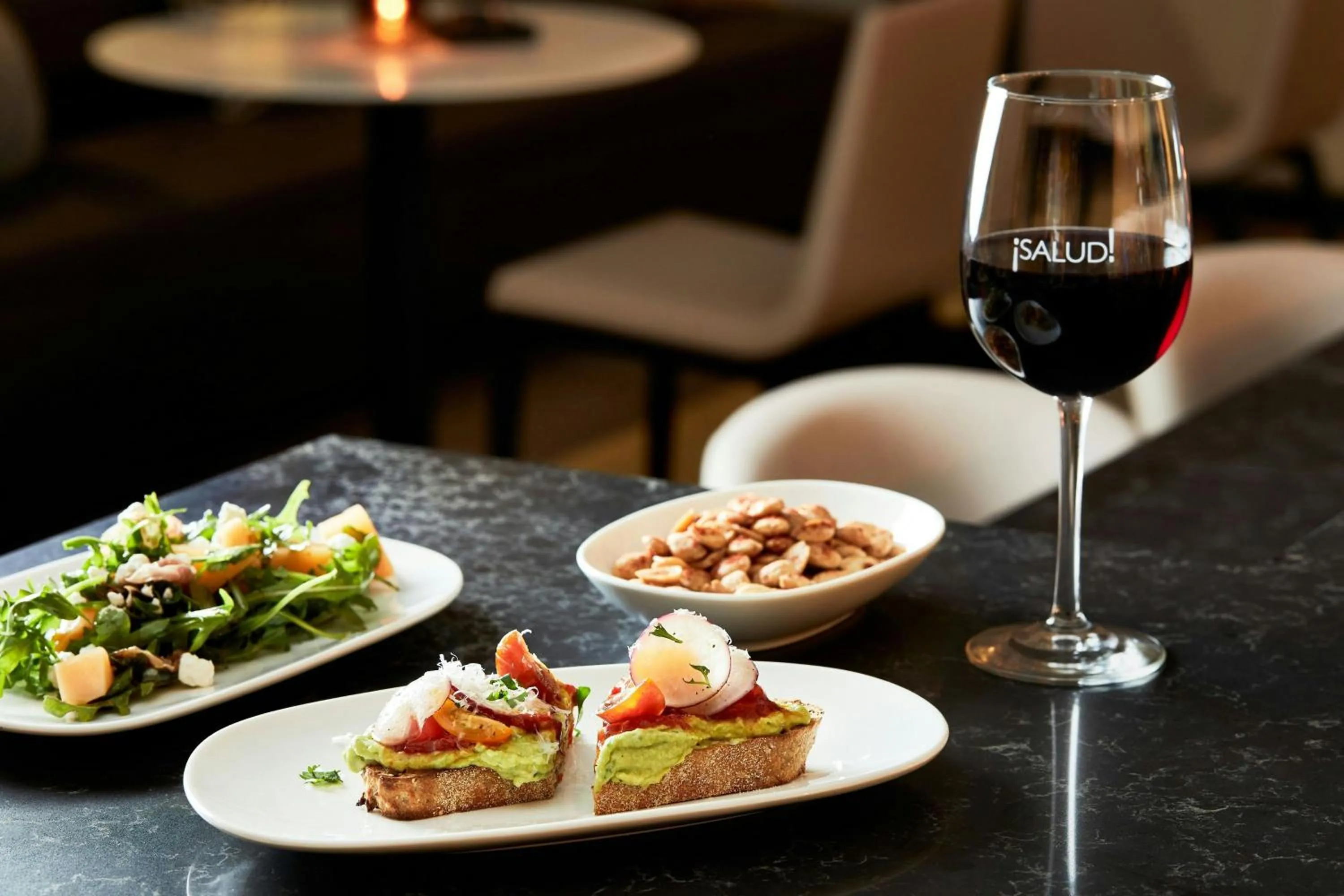 Lounge or bar in AC Hotel by Marriott Charlotte SouthPark