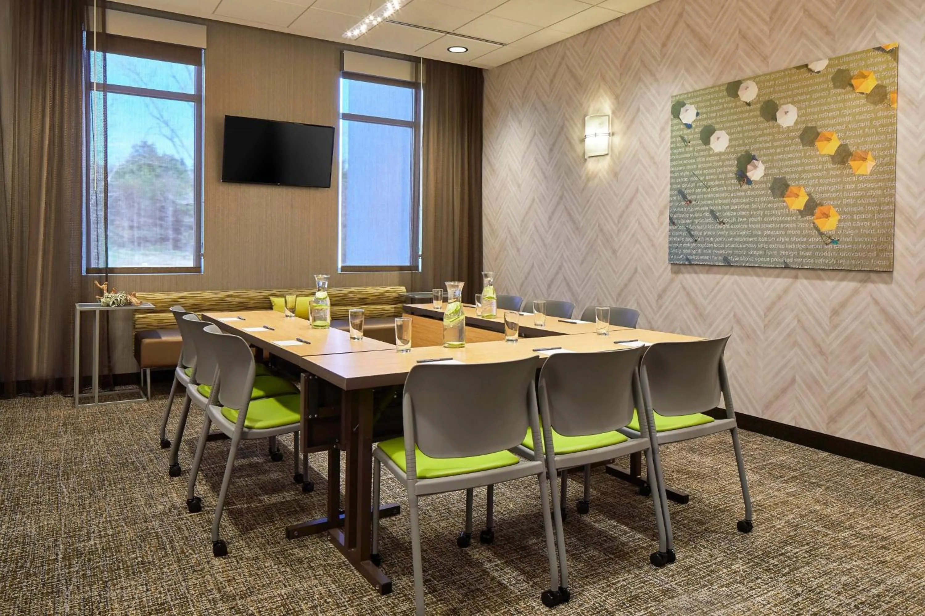 Meeting/conference room in SpringHill Suites by Marriott Charlotte at Carowinds