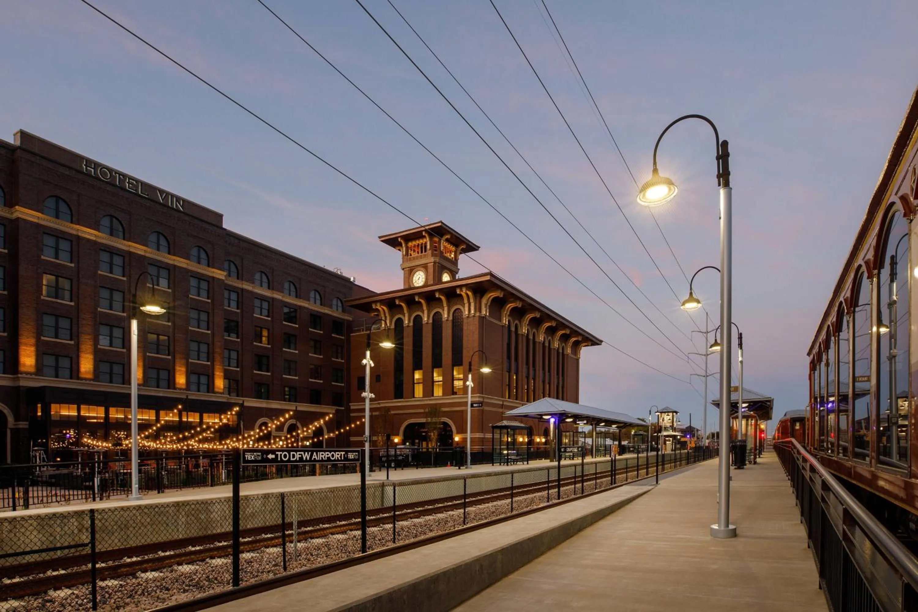 Property building in Hotel Vin, Grapevine, Autograph Collection