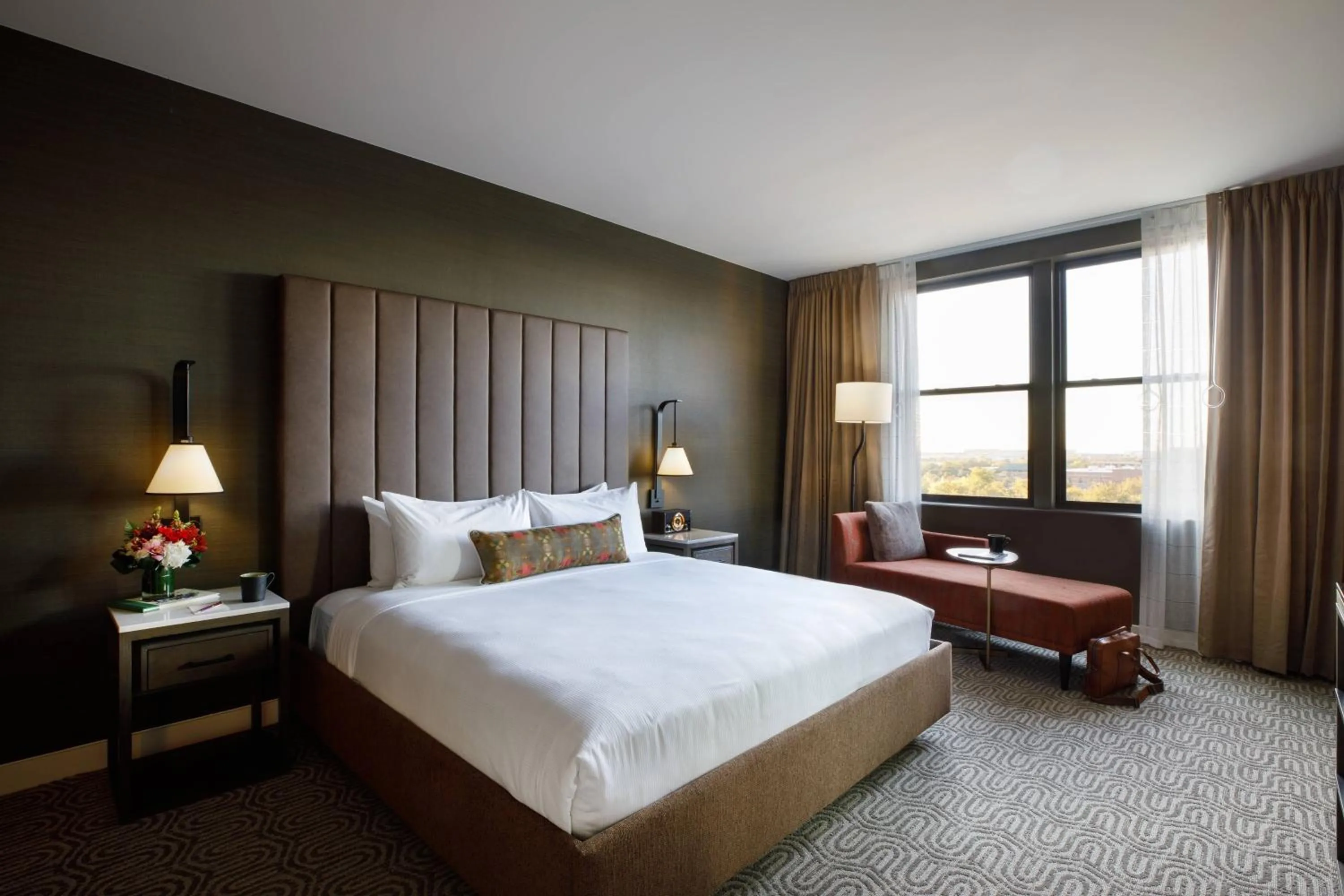 Bedroom, Bed in Hotel Vin, Grapevine, Autograph Collection