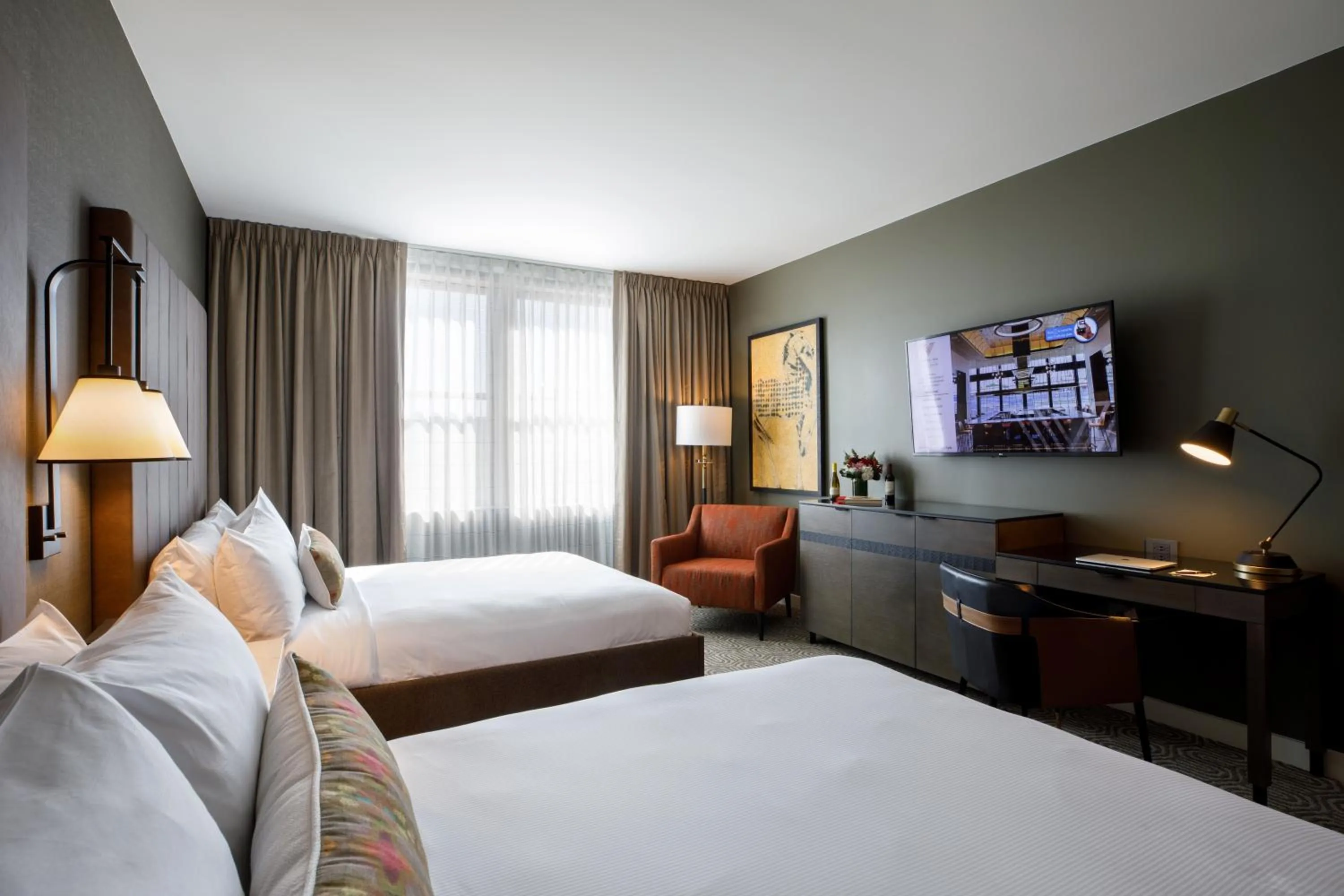 Bed in Hotel Vin, Grapevine, Autograph Collection