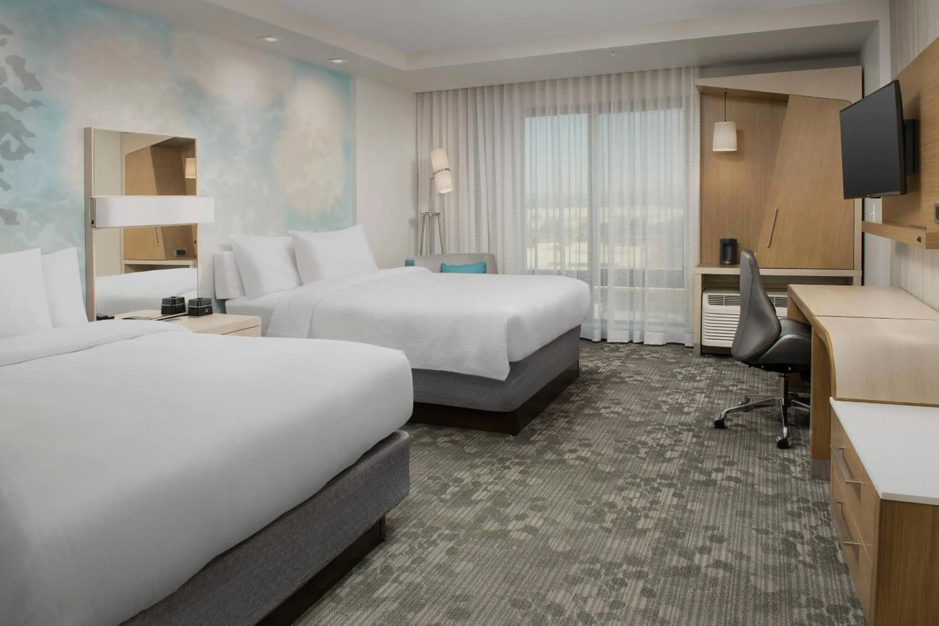 Guest room, 2 Queen in Courtyard Portland East Guest room, 2 Queen in Courtyard Portland East