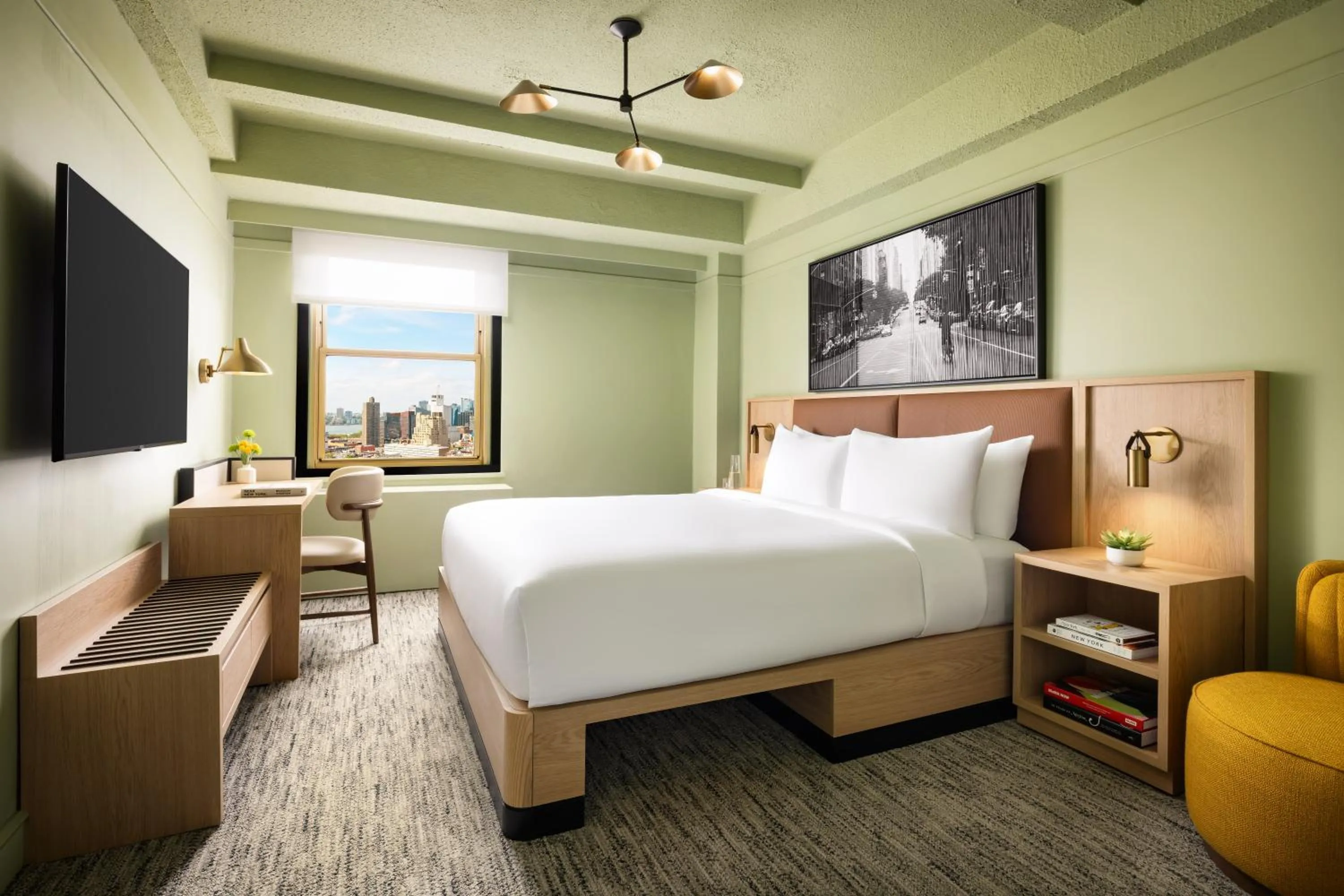 Bedroom, Bed in Row NYC at Times Square