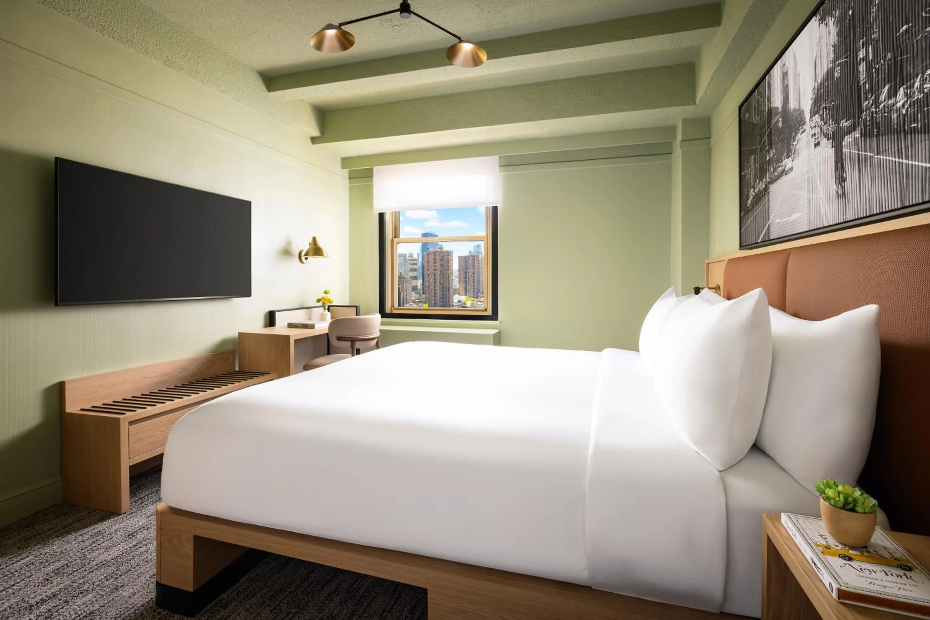 Bedroom, Bed in Row NYC at Times Square