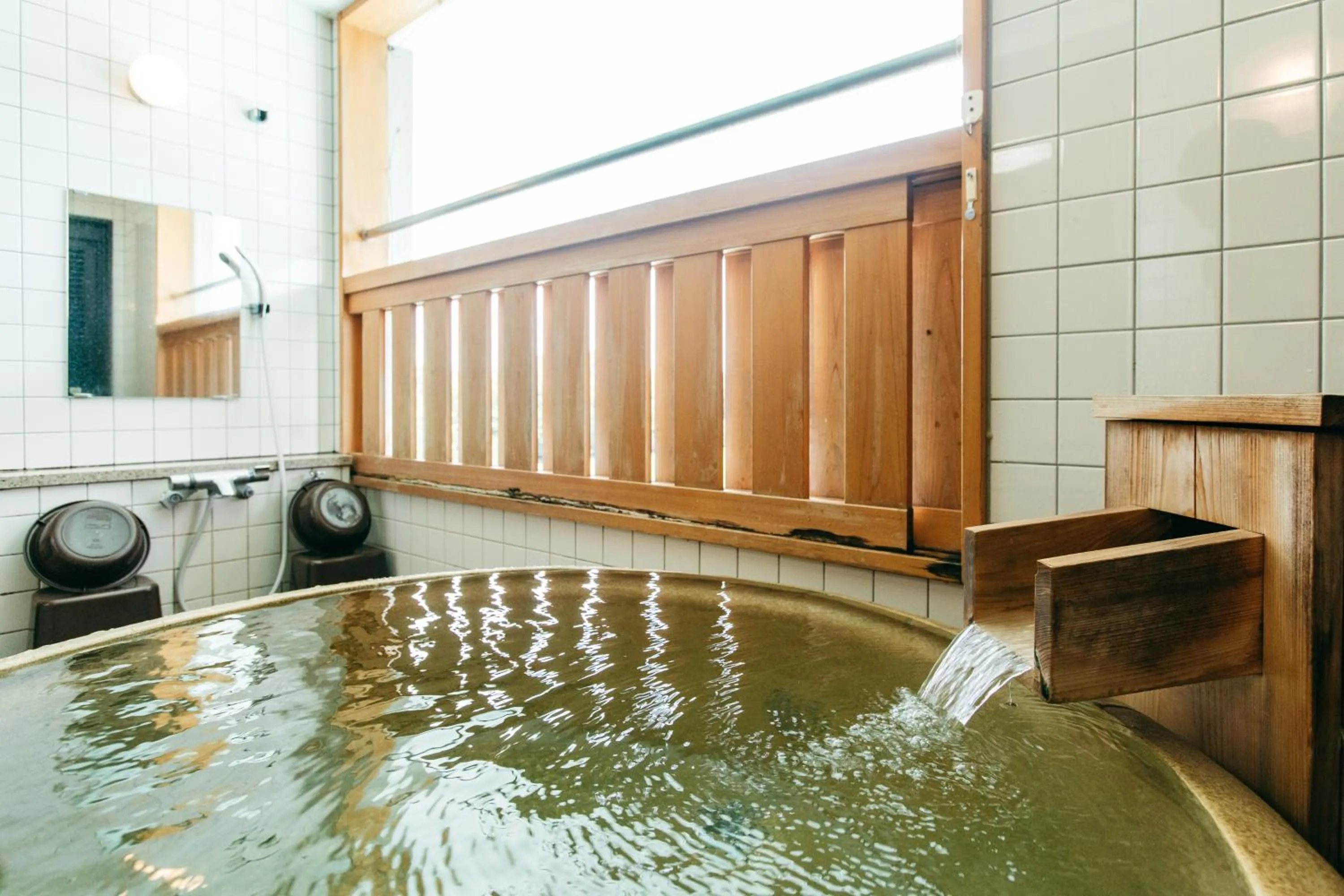Open Air Bath in KAMENOI HOTEL Yanagawa