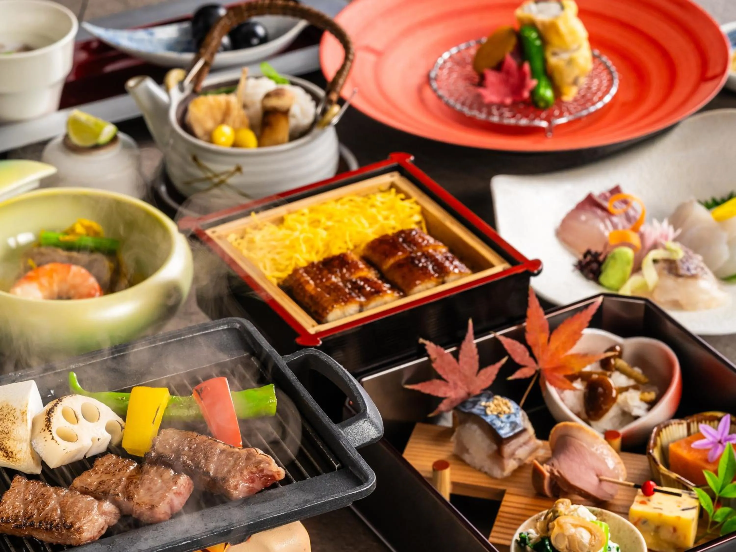 Dinner in KAMENOI HOTEL Yanagawa