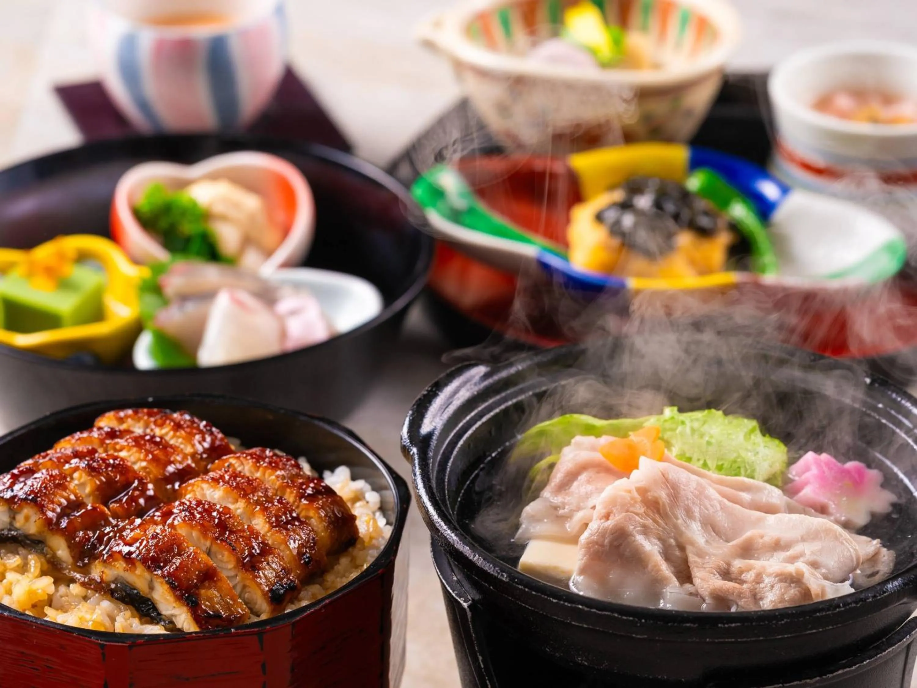 Dinner in KAMENOI HOTEL Yanagawa