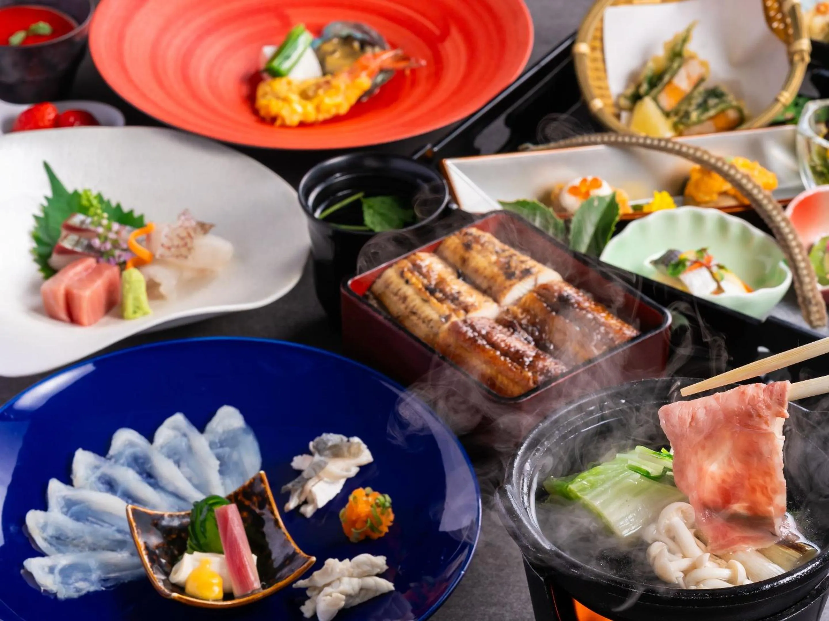 Food in KAMENOI HOTEL Yanagawa