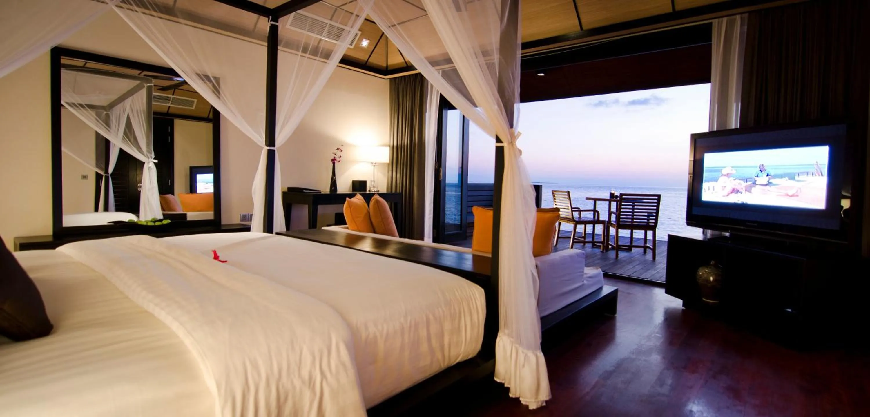 Bedroom, Bed in Lily Beach Resort and Spa - All Inclusive