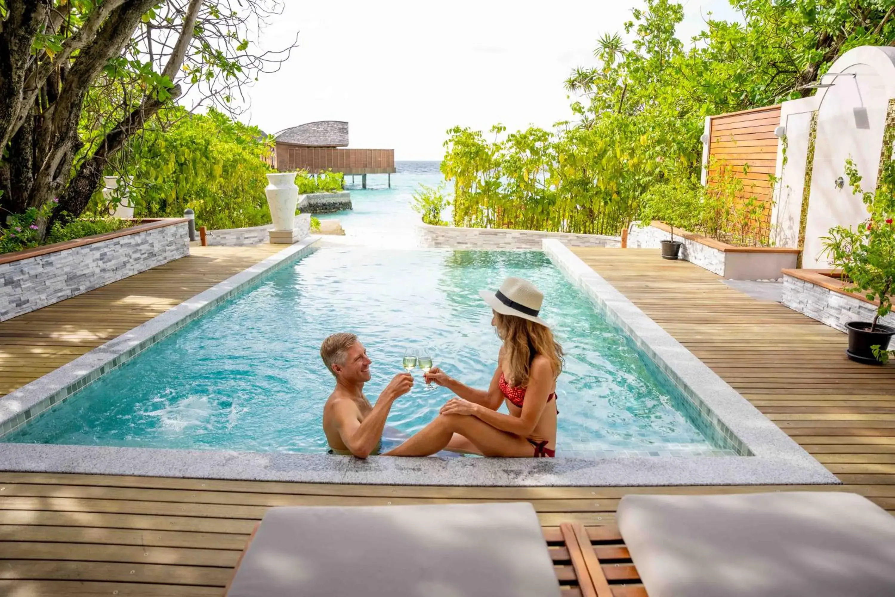 Swimming pool in Lily Beach Resort and Spa - All Inclusive Swimming pool in Lily Beach Resort and Spa - All Inclusive