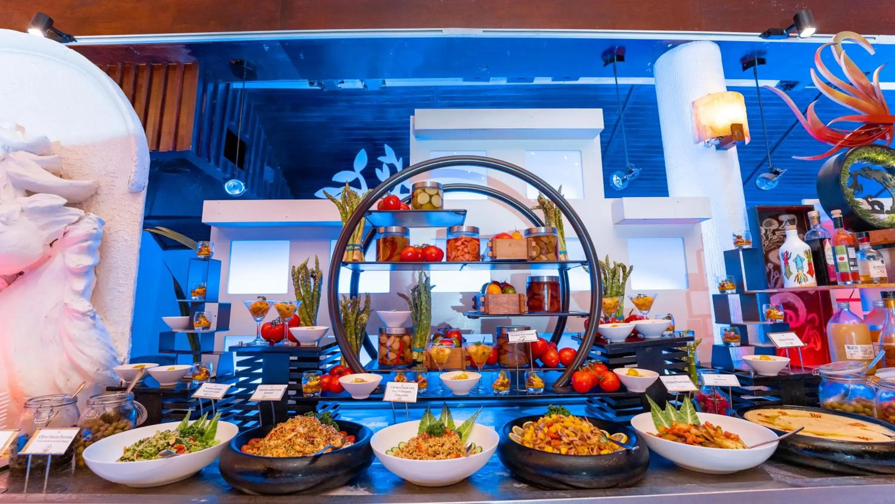 Buffet breakfast in Lily Beach Resort and Spa - All Inclusive Buffet breakfast in Lily Beach Resort and Spa - All Inclusive