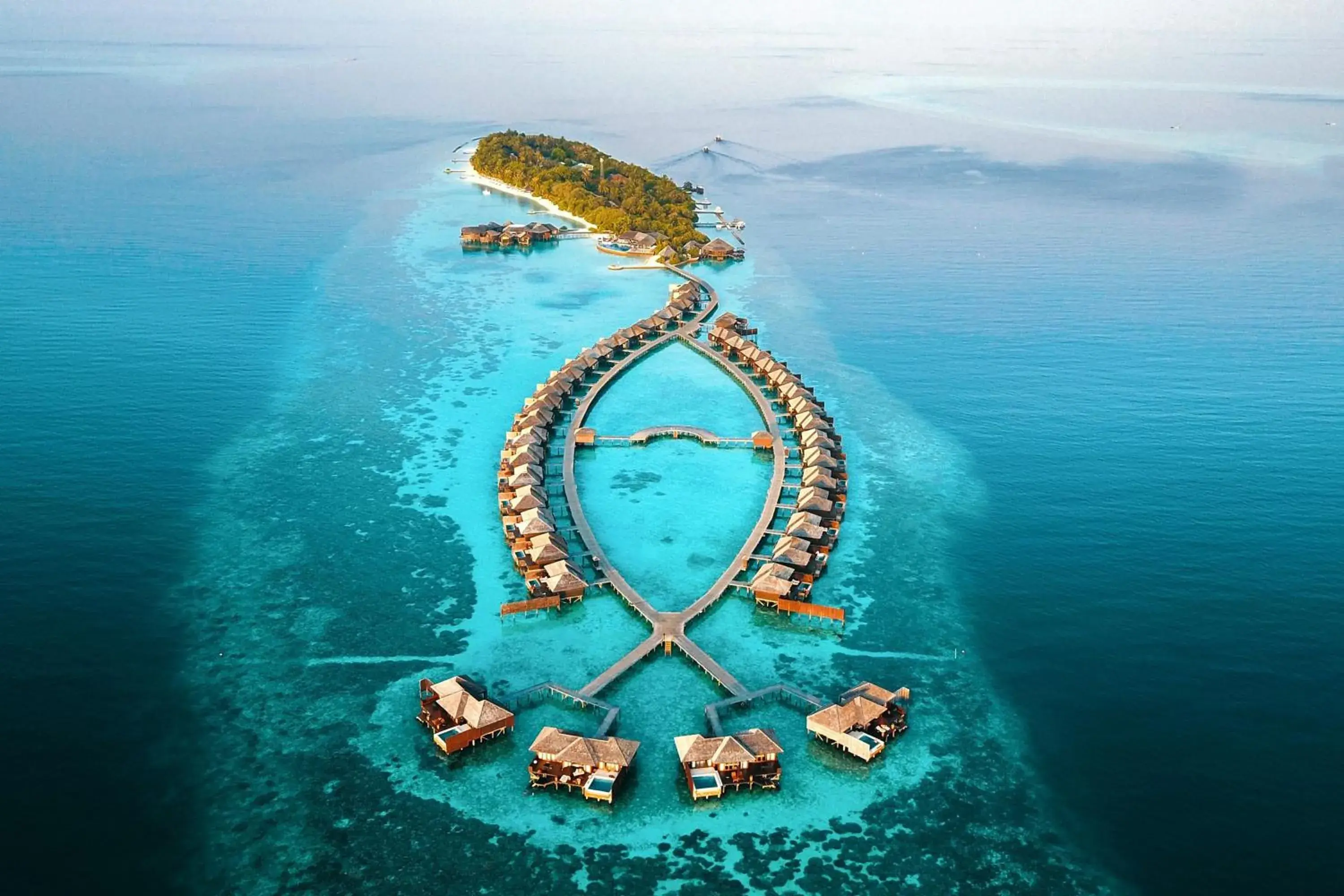 Bird's eye view in Lily Beach Resort and Spa - All Inclusive Bird's eye view in Lily Beach Resort and Spa - All Inclusive