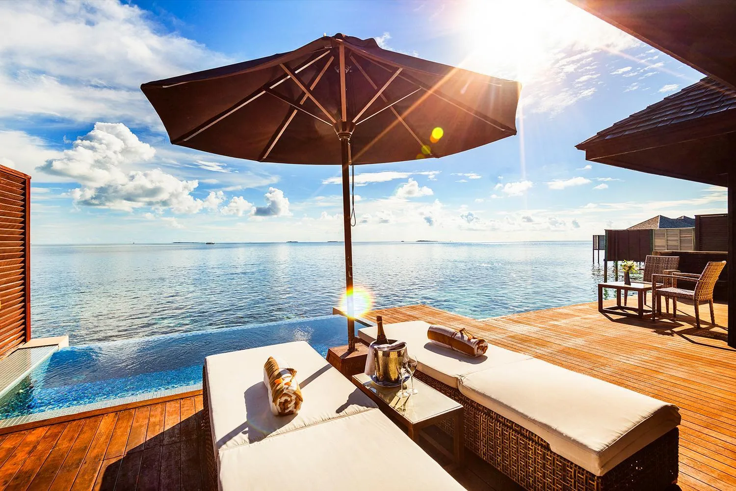 Swimming pool in Lily Beach Resort and Spa - All Inclusive