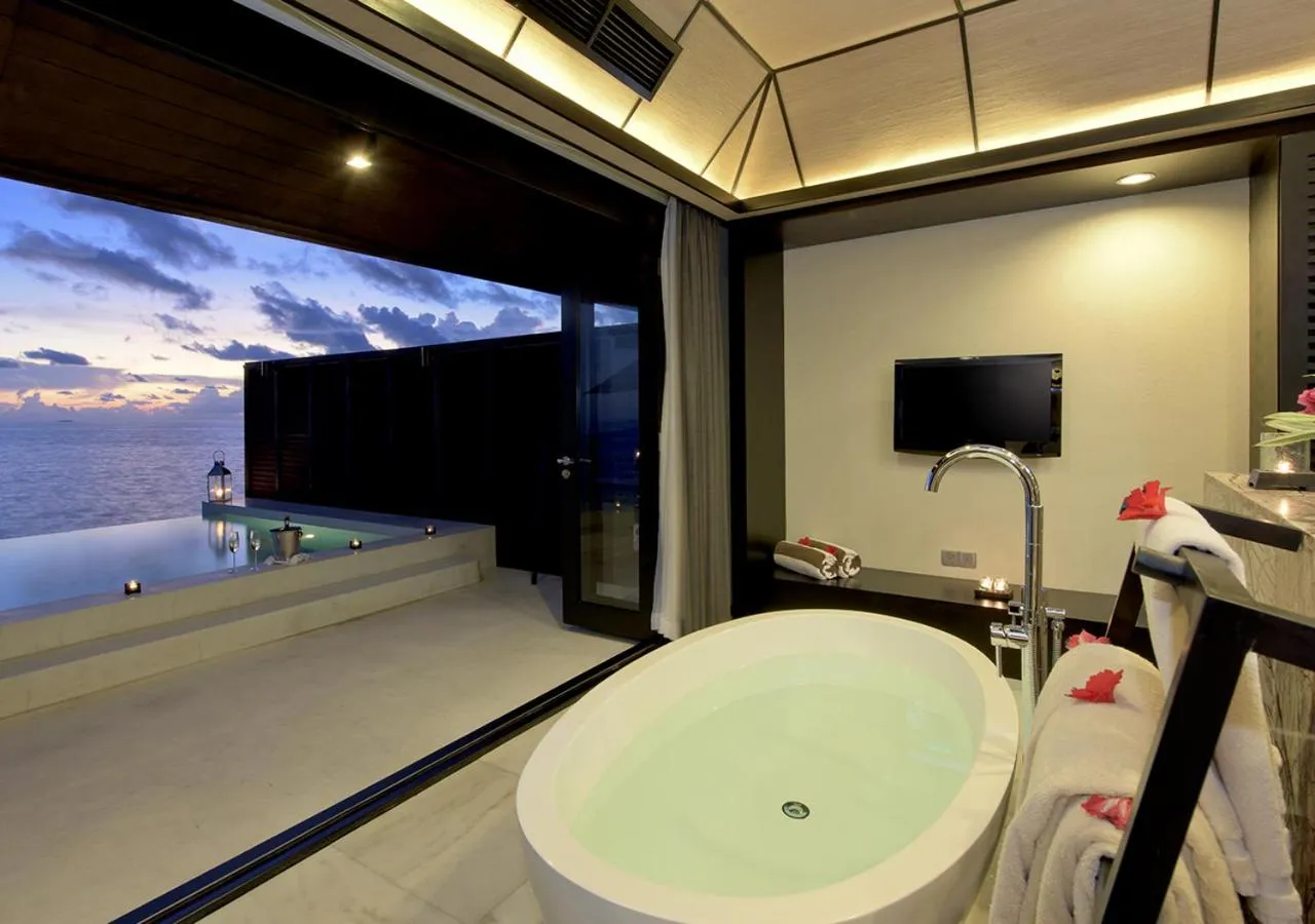 Toilet in Lily Beach Resort and Spa - All Inclusive